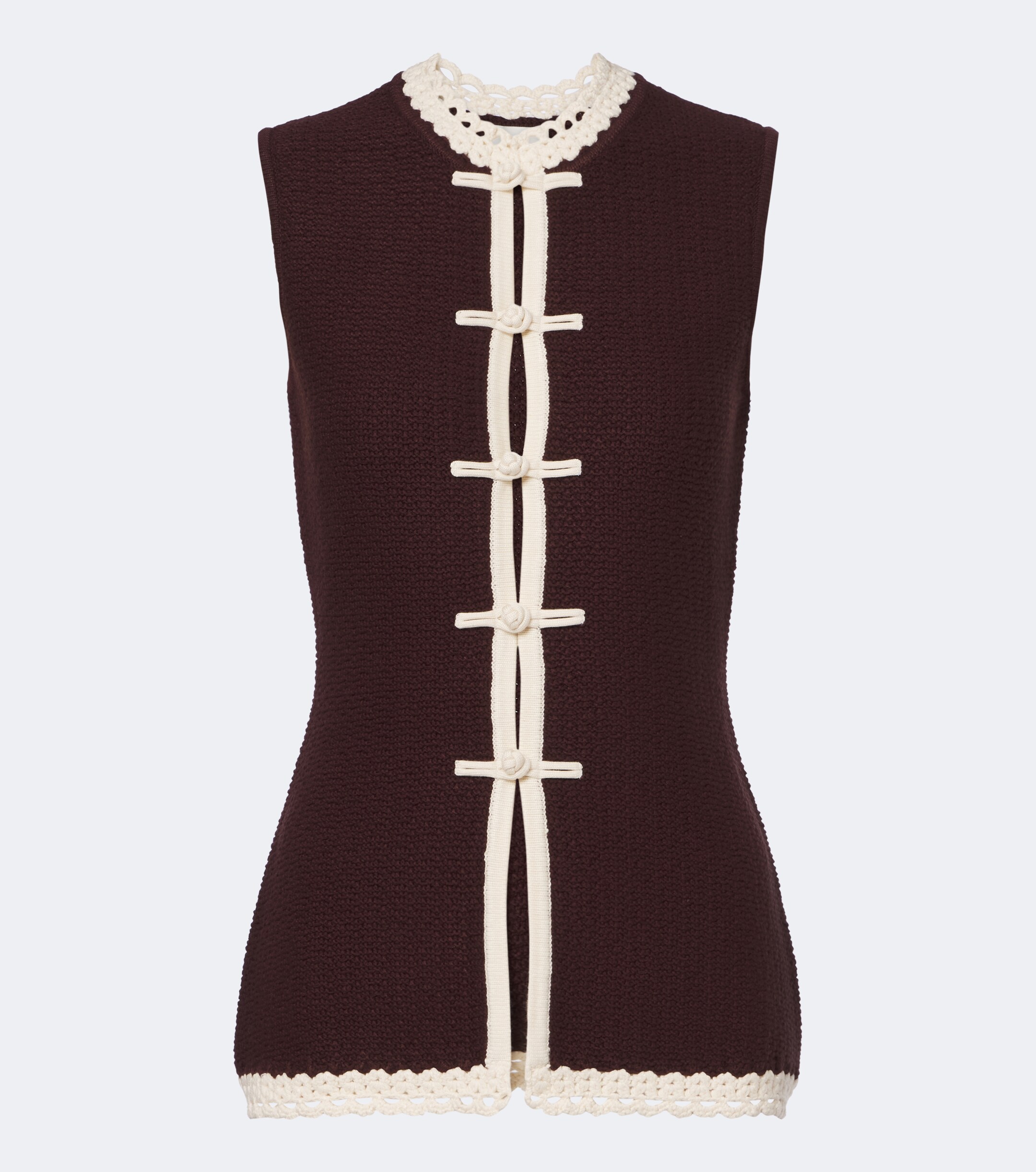 POSSE Posse Hattie crochet-trimmed top