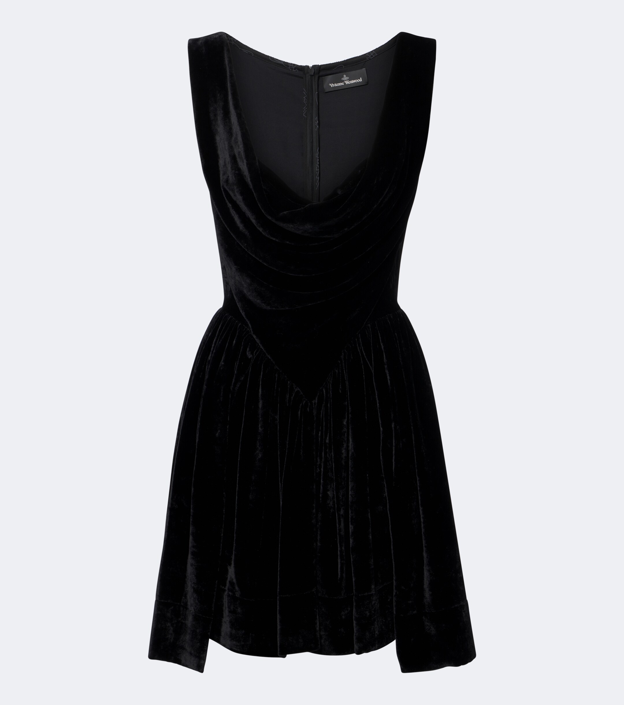 Vivienne Westwood Vivienne Westwood Sunday draped velvet minidress