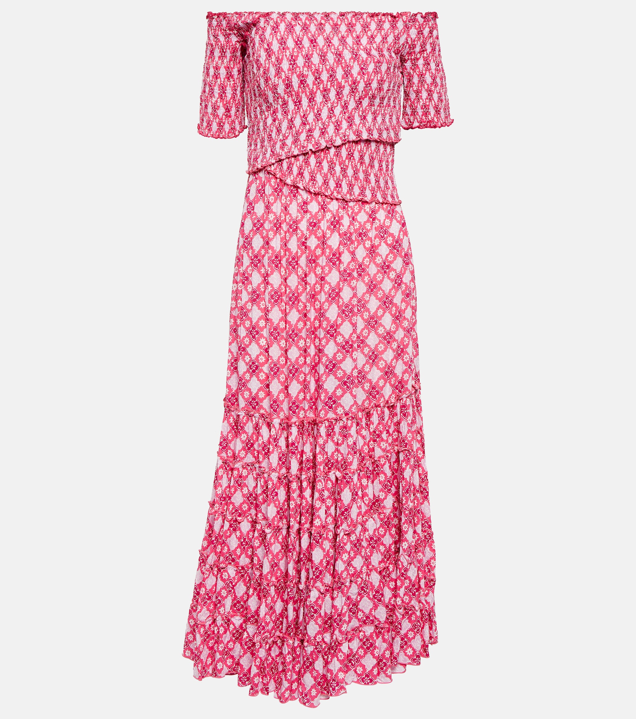 Poupette St Barth Soledad printed midi dress
