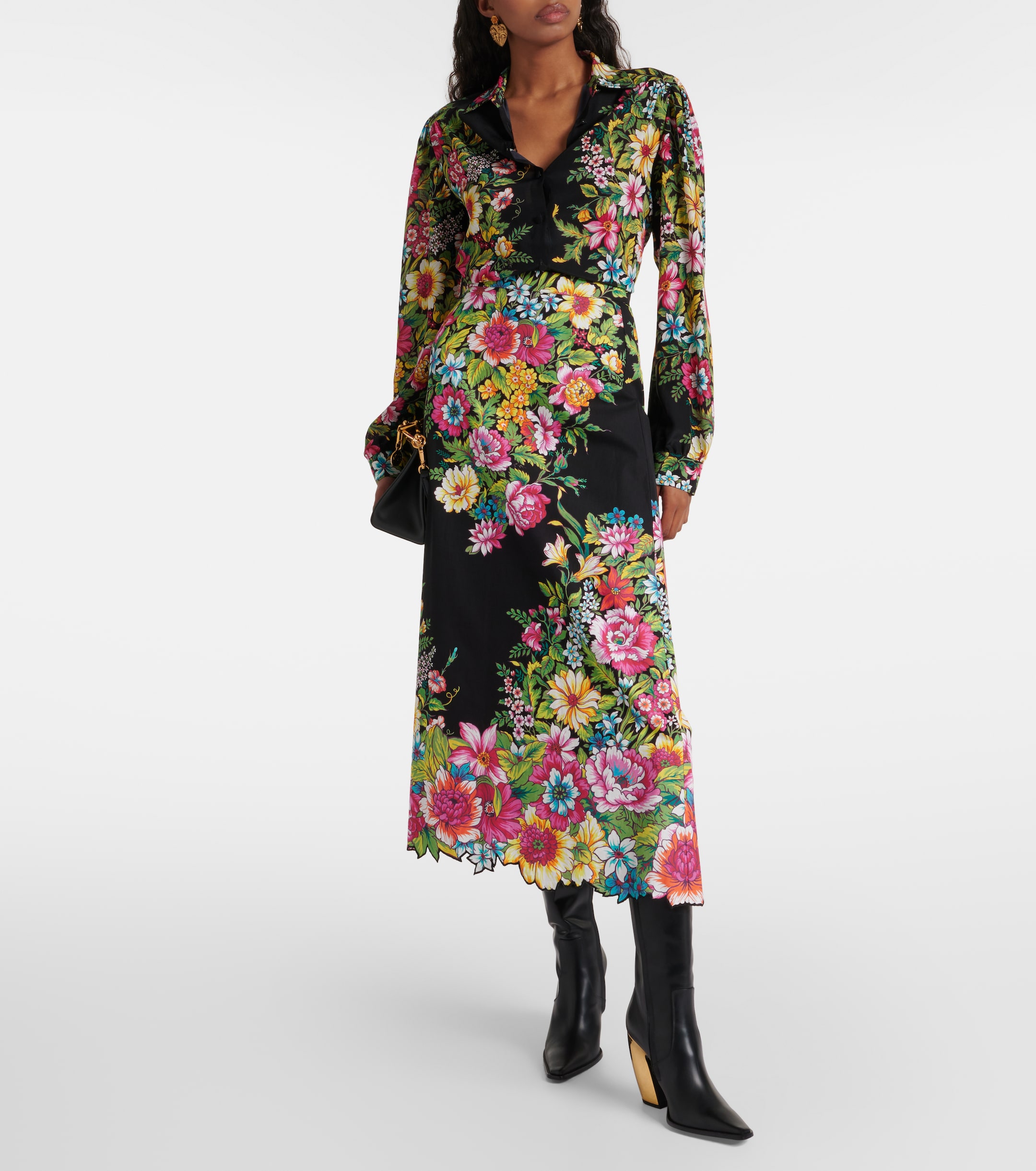 Etro Etro Printed silk shirt