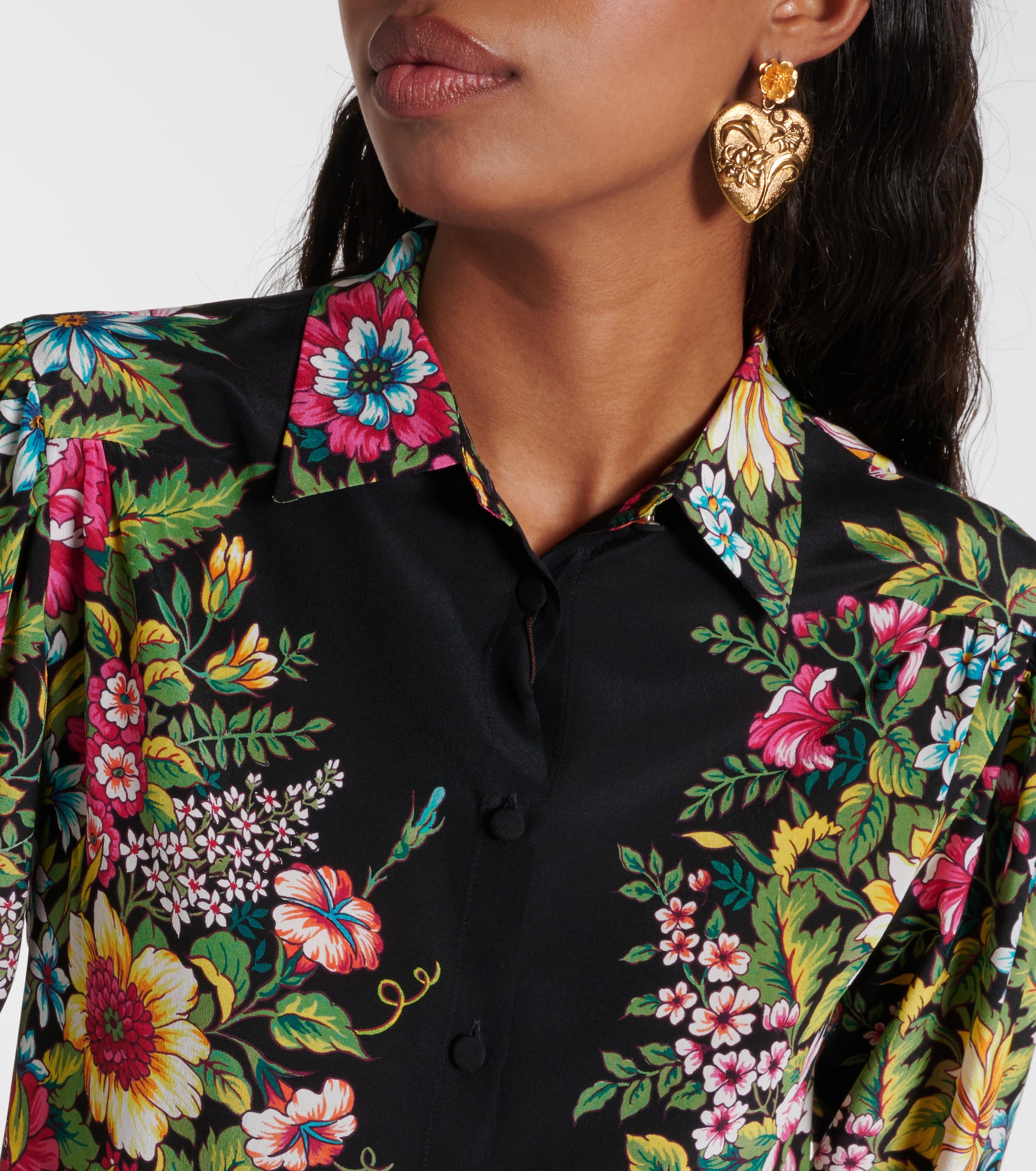 Etro Etro Printed silk shirt