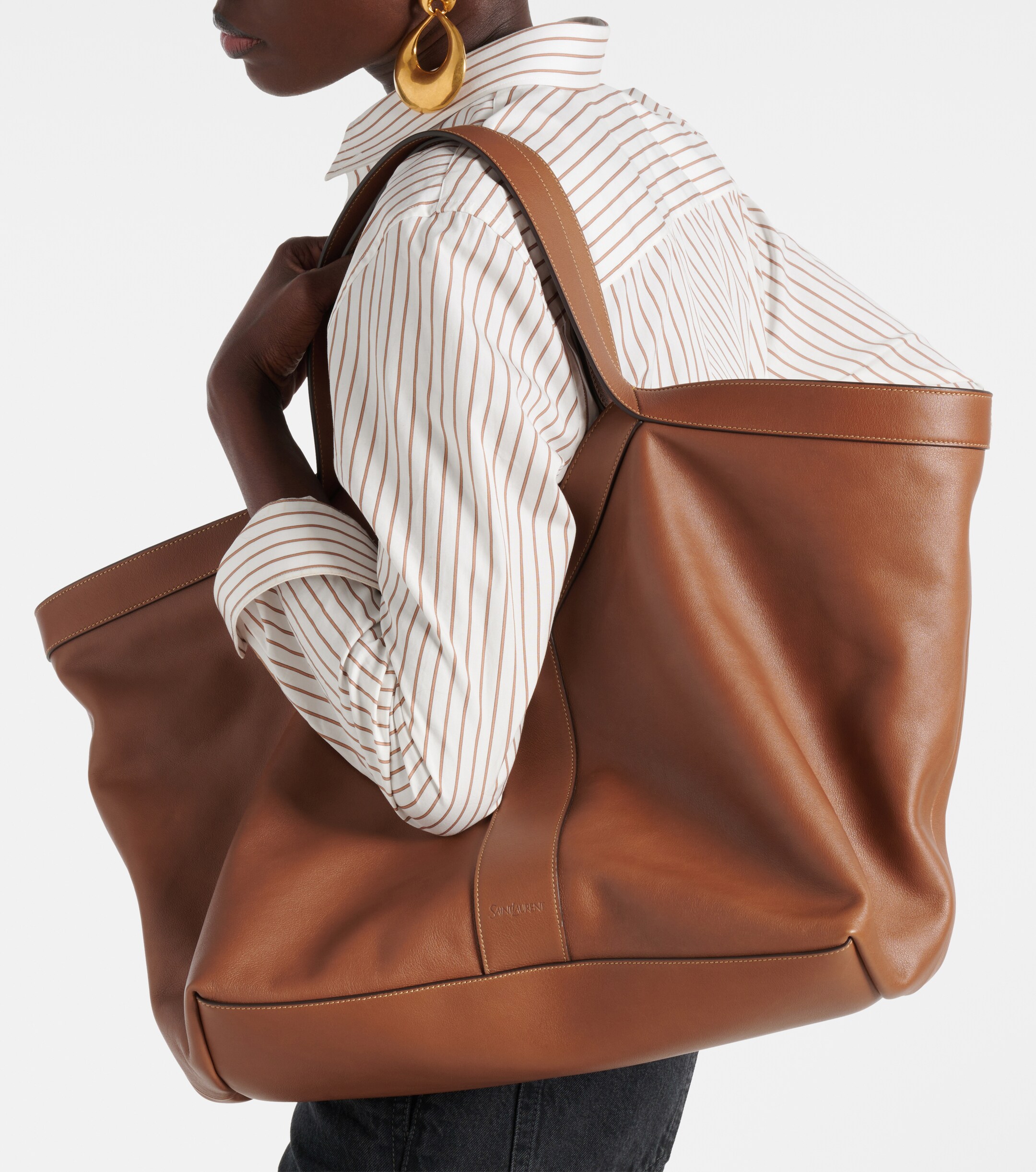 Saint Laurent Y leather tote bag