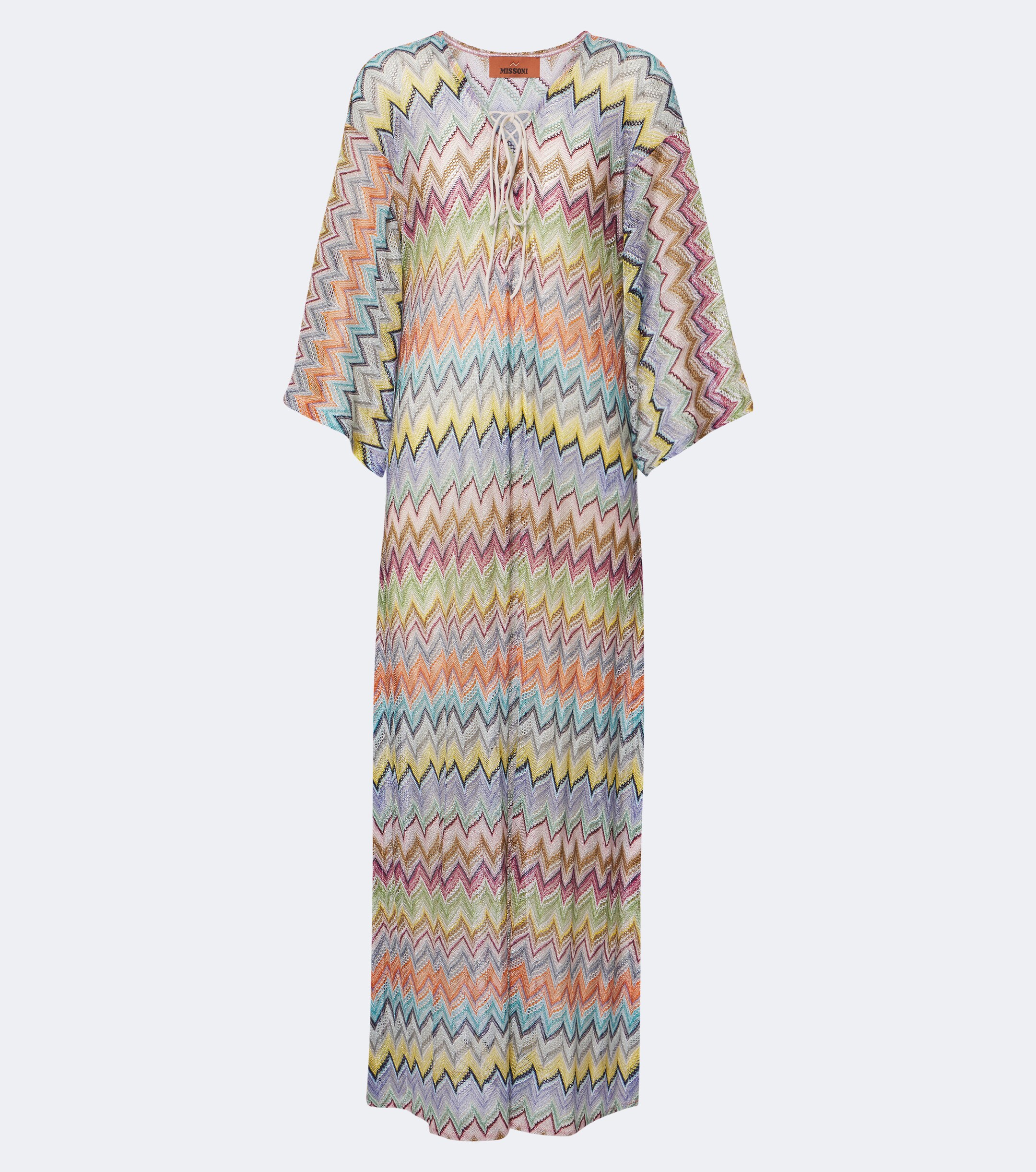 Missoni Missoni Zigzag lamé kaftan