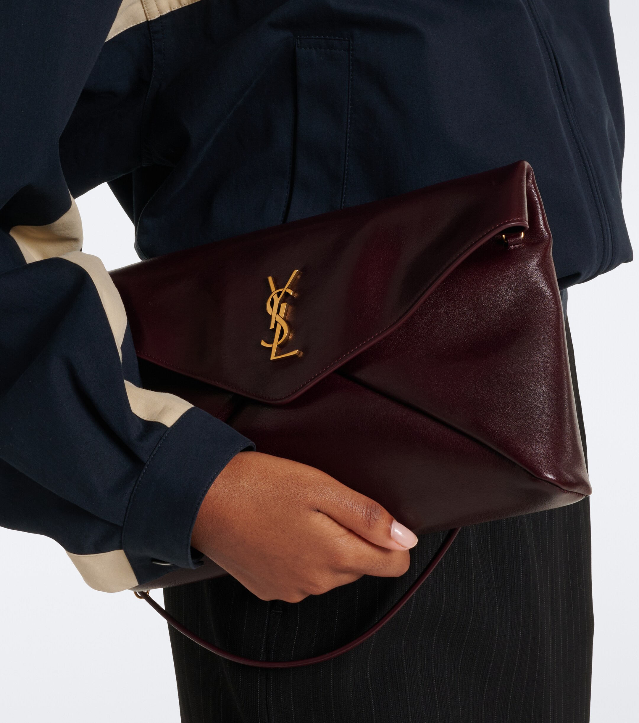 Saint Laurent Saint Laurent Cassandre Large leather shoulder bag