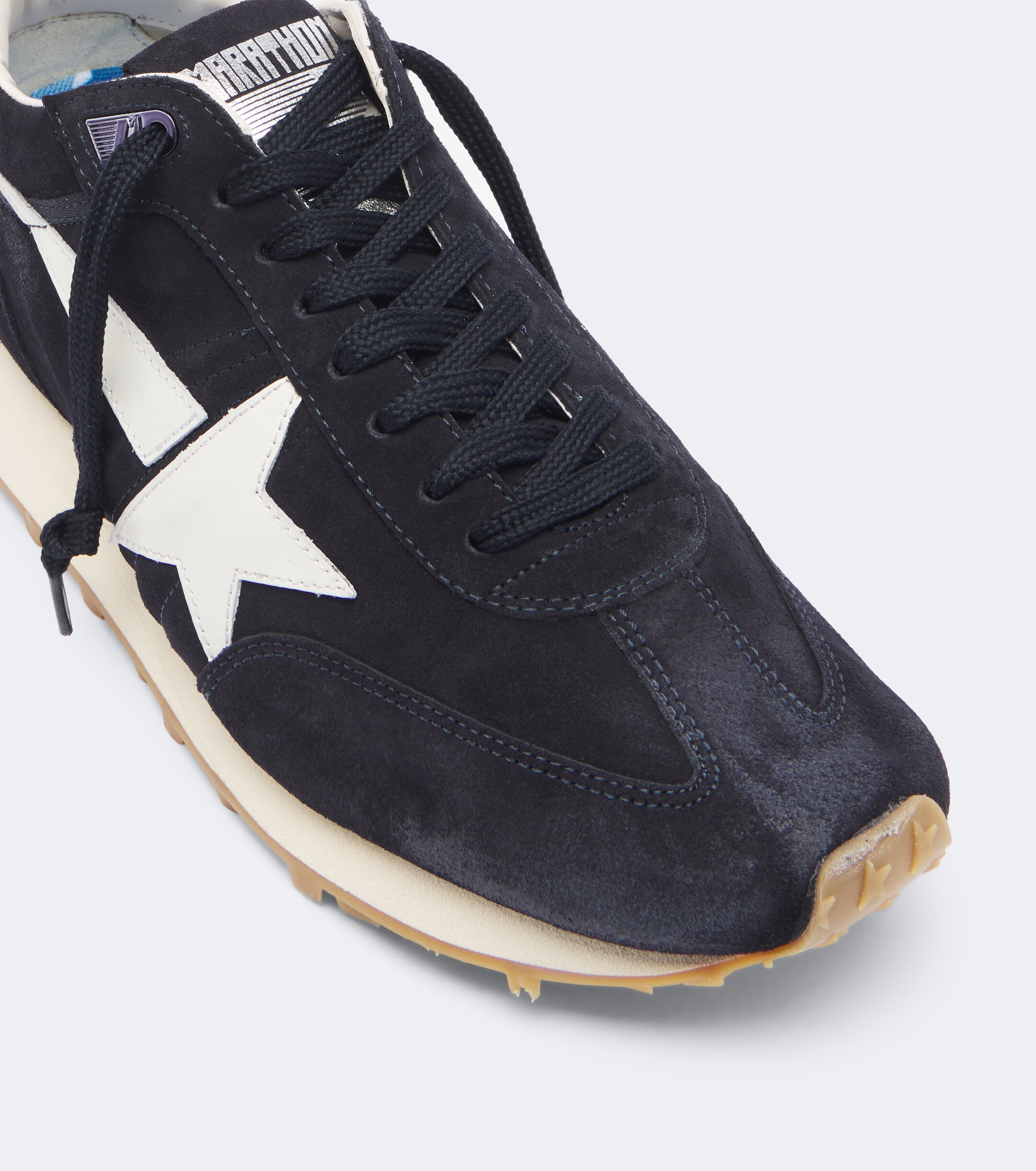 Golden Goose Golden Goose Running Marathon suede sneakers