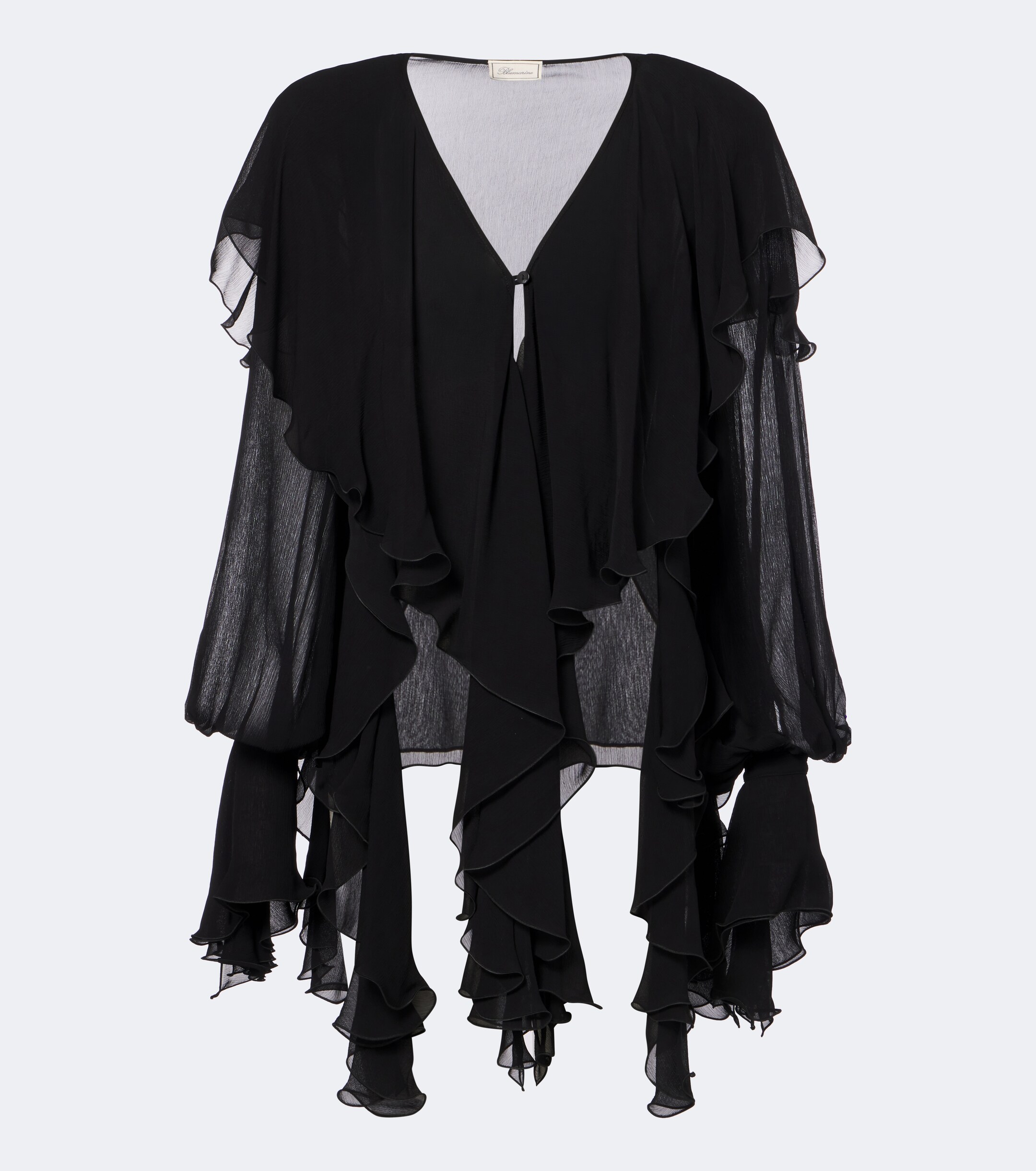 Blumarine Blumarine Ruffled crêpe blouse