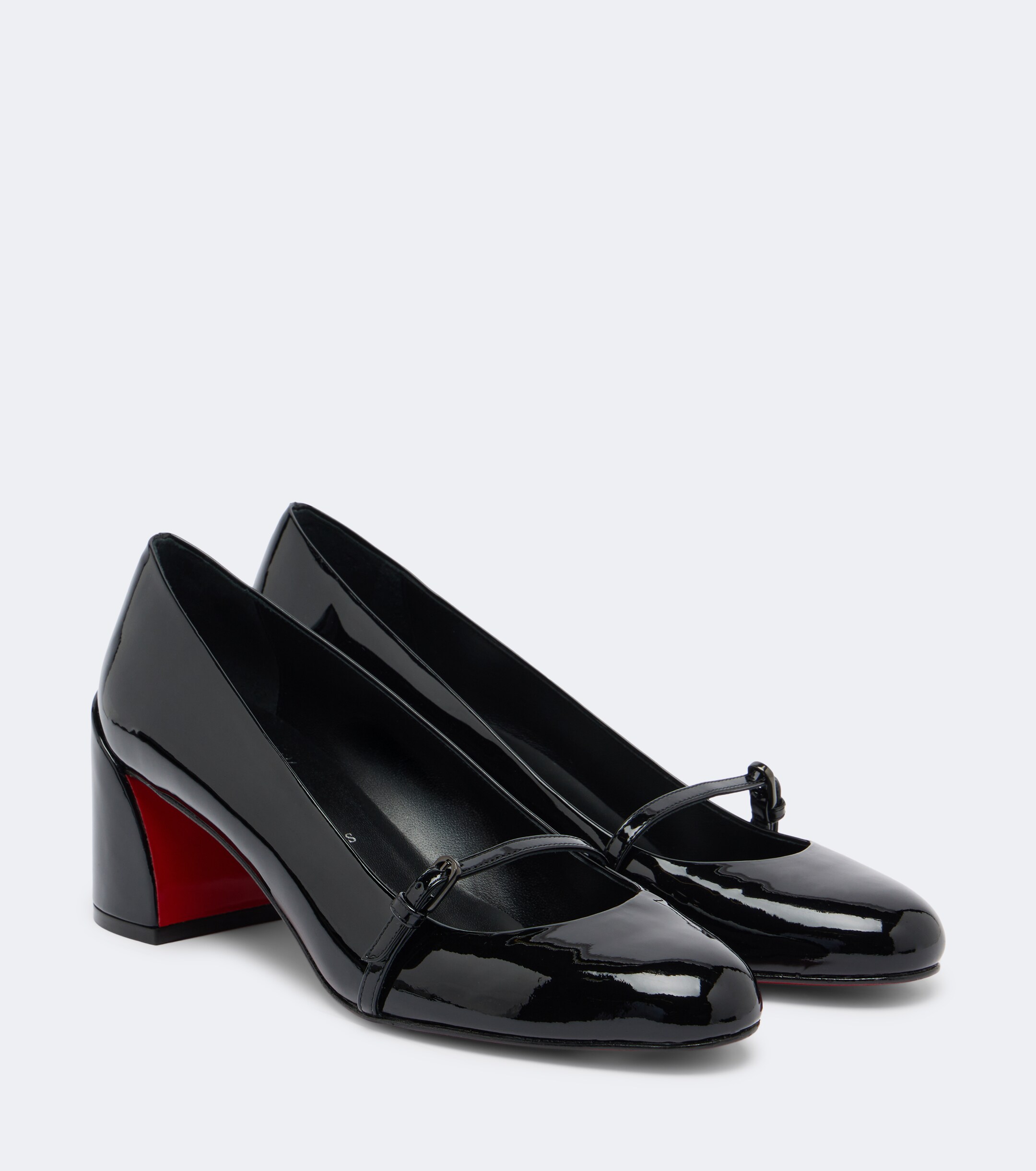 CHRISTIAN LOUBOUTIN Christian Louboutin Jane Nina patent leather Mary Jane pumps