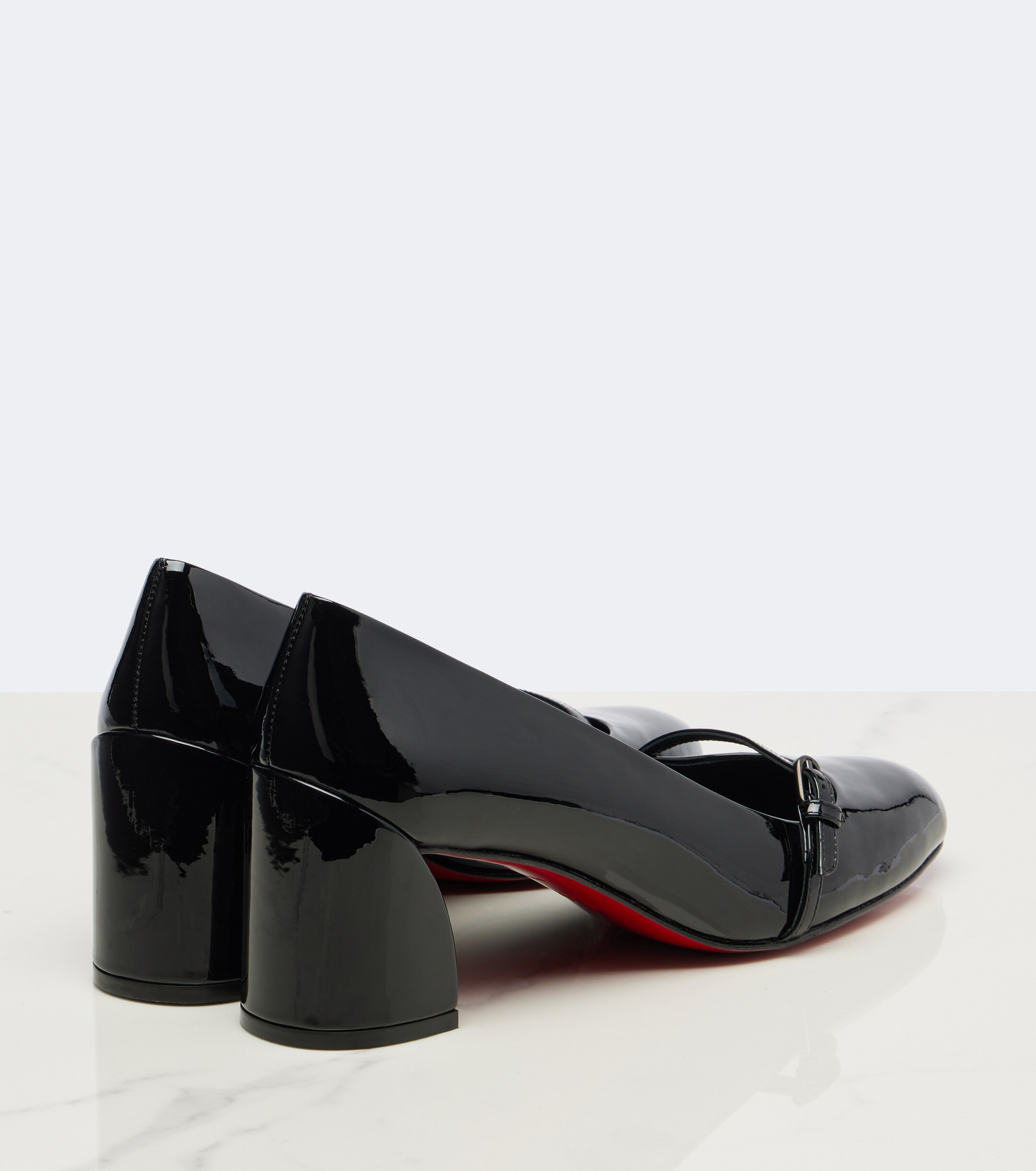 CHRISTIAN LOUBOUTIN Christian Louboutin Jane Nina patent leather Mary Jane pumps