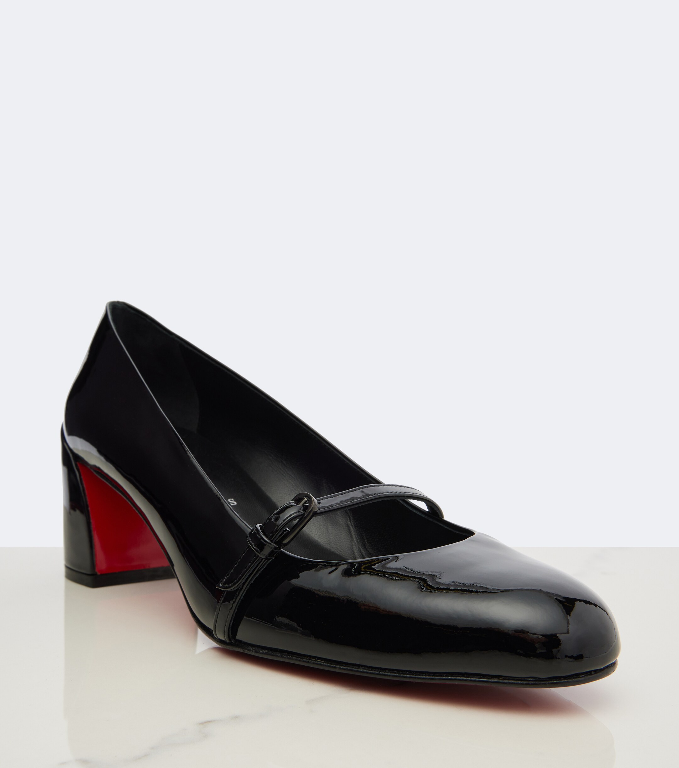CHRISTIAN LOUBOUTIN Christian Louboutin Jane Nina patent leather Mary Jane pumps