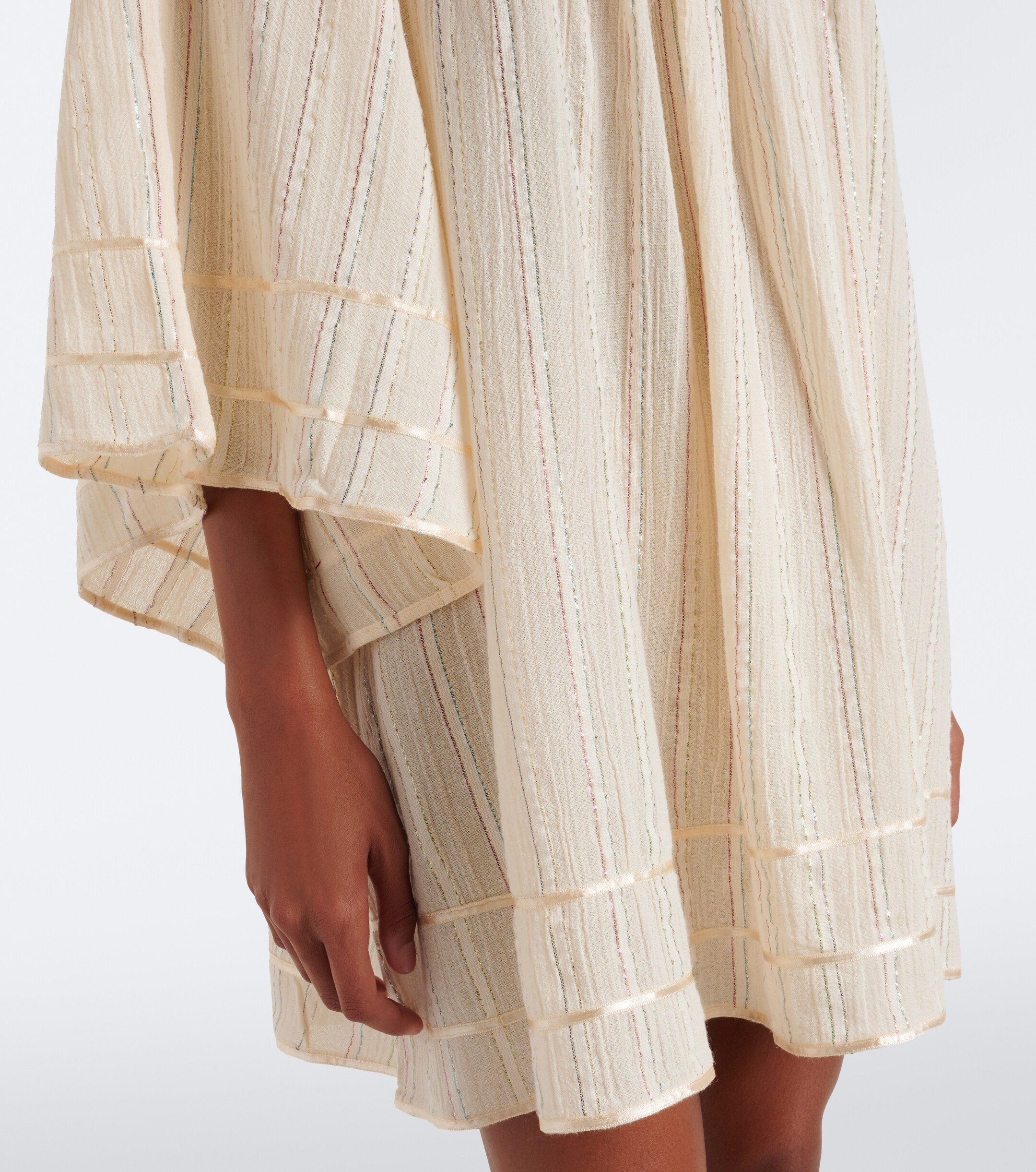 RIXO Rixo Estele Lurex cotton-blend kaftan
