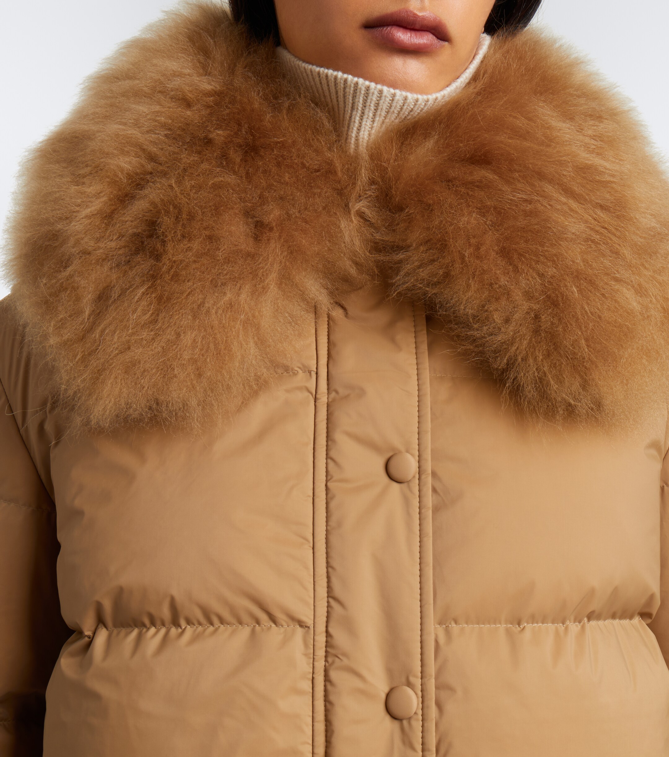 Yves Salomon Yves Salomon Shearling-trimmed down jacket