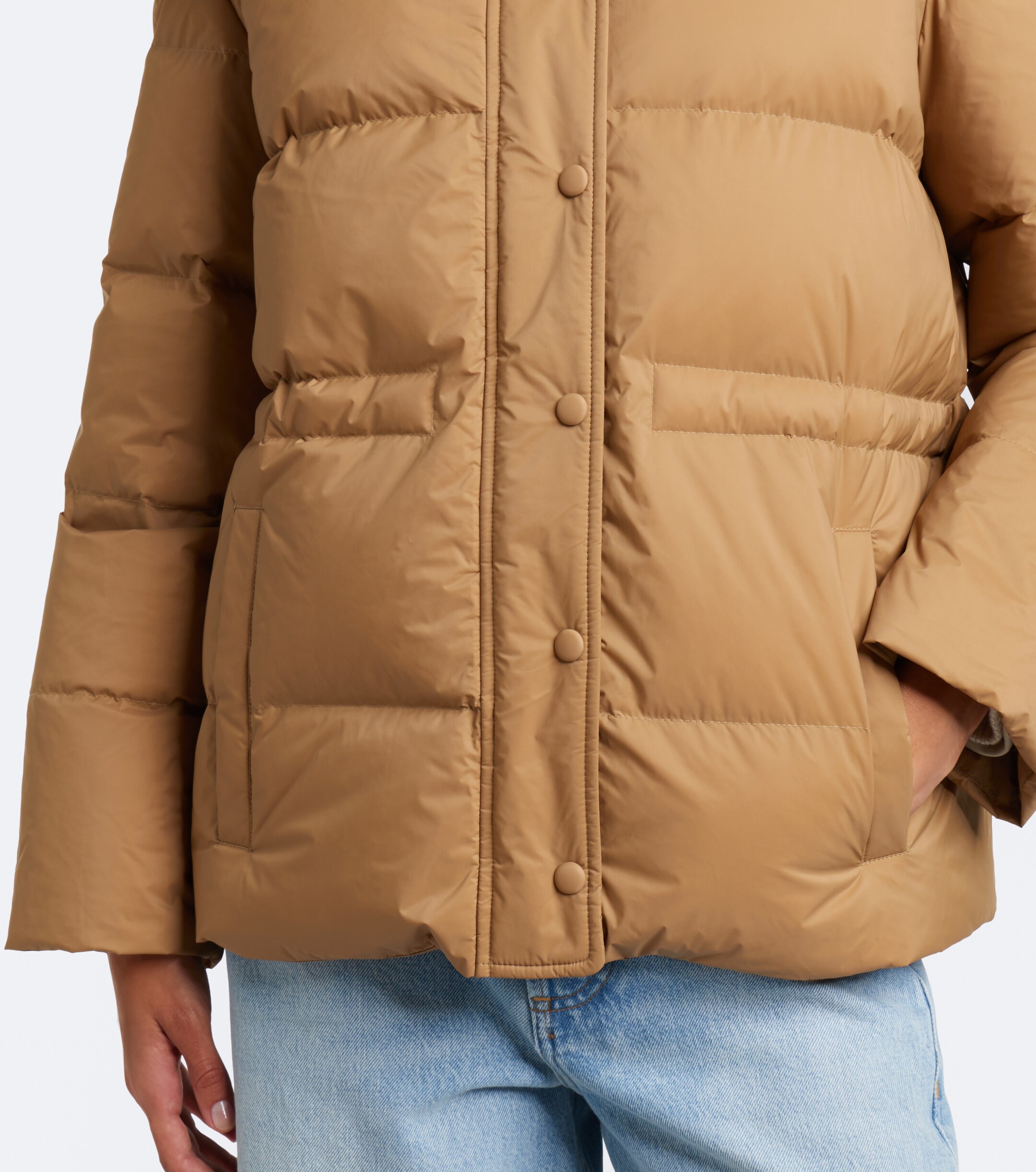 Yves Salomon Yves Salomon Shearling-trimmed down jacket
