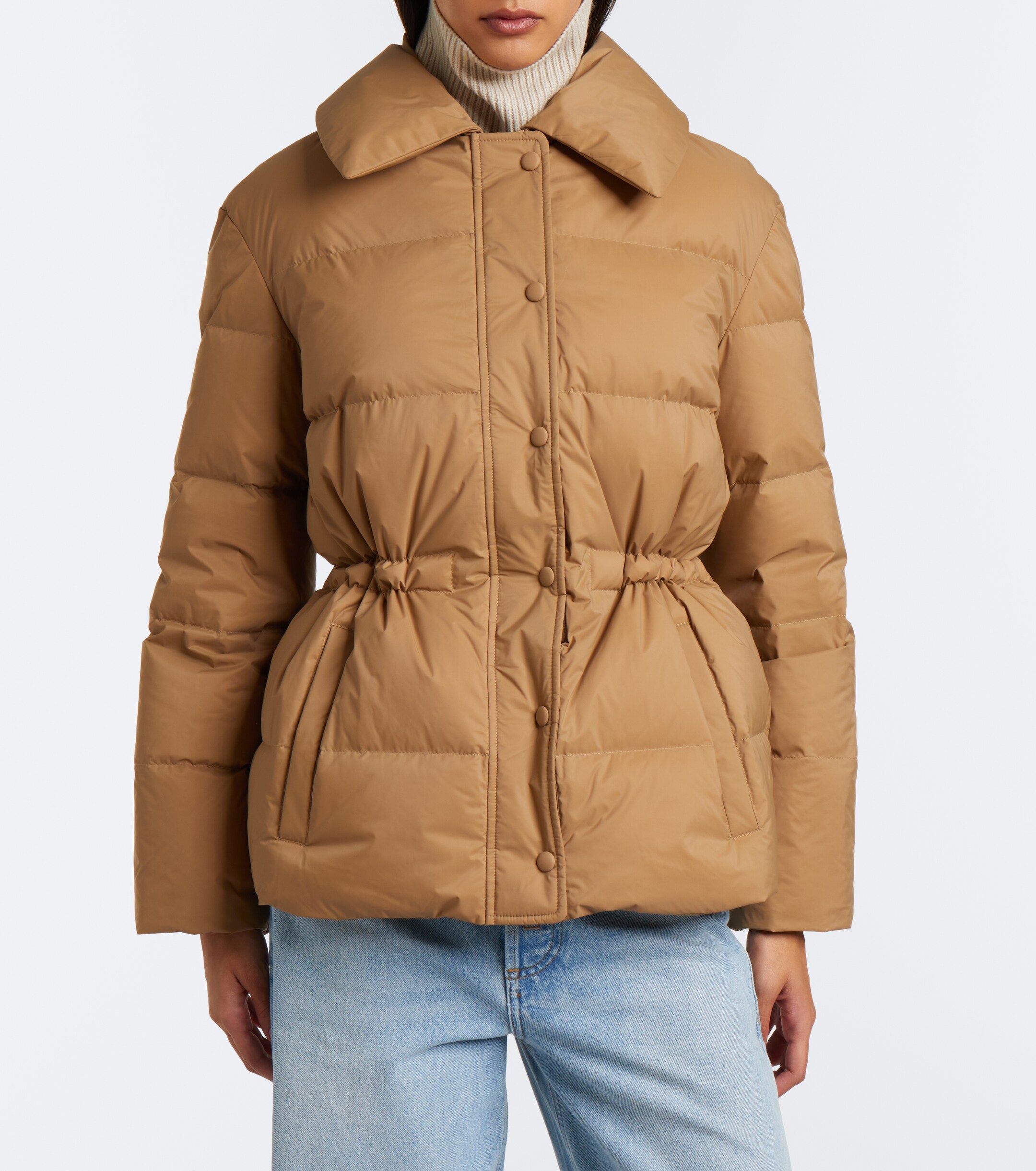 Yves Salomon Yves Salomon Shearling-trimmed down jacket