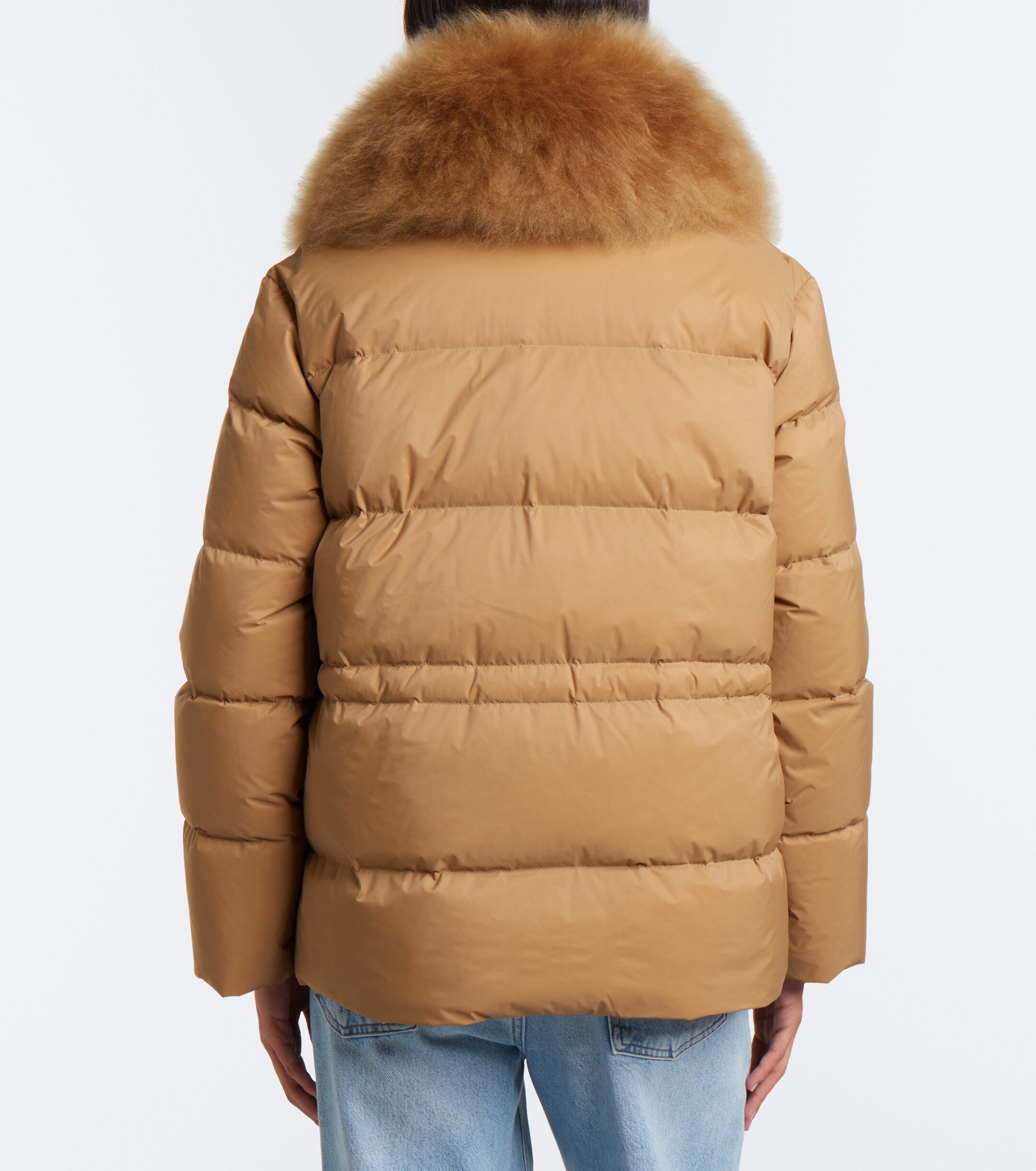 Yves Salomon Yves Salomon Shearling-trimmed down jacket