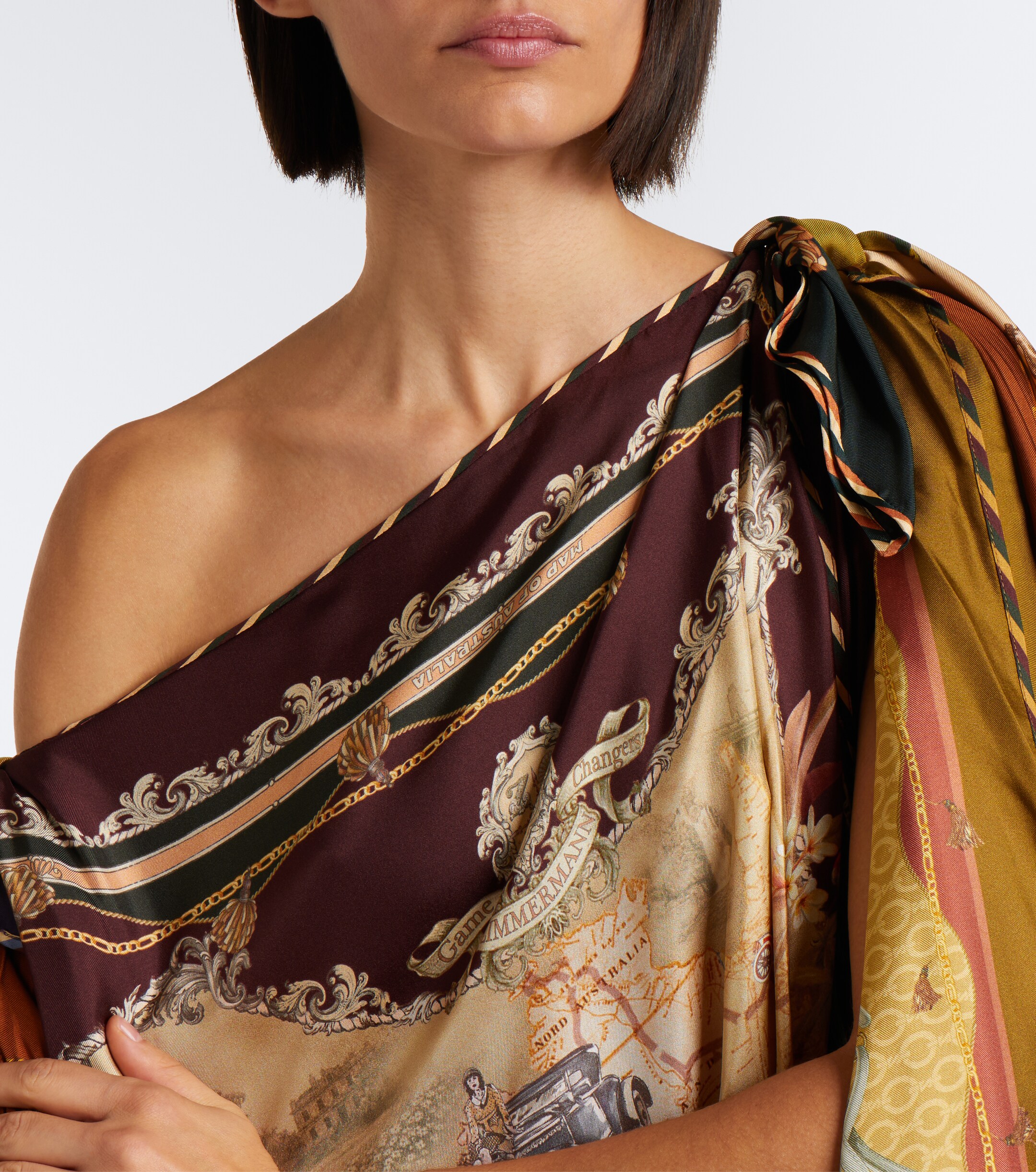 Zimmermann Zimmermann Valiant draped silk minidress