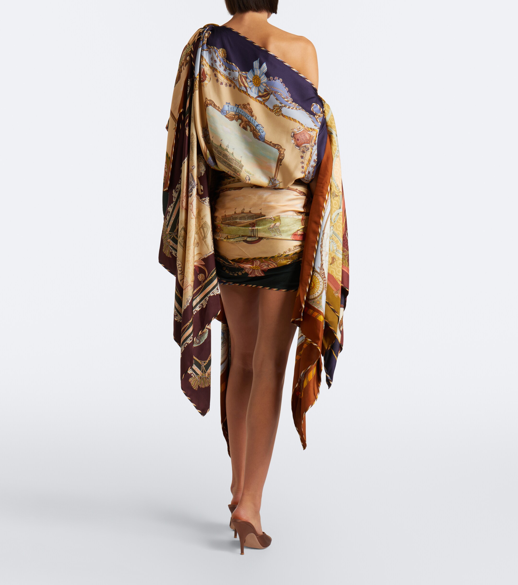 Zimmermann Zimmermann Valiant draped silk minidress