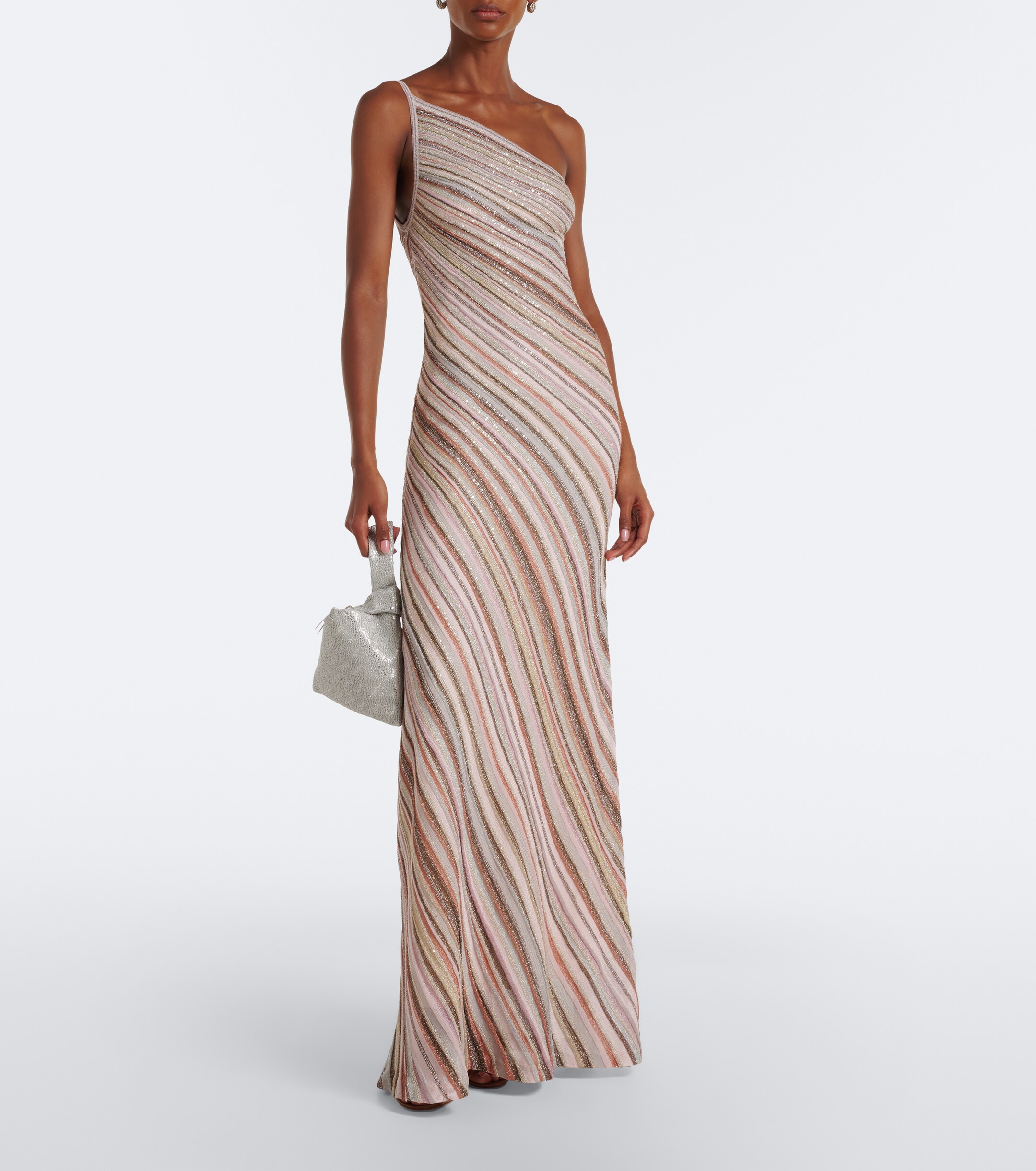 Missoni Mini lamé top-handle bag