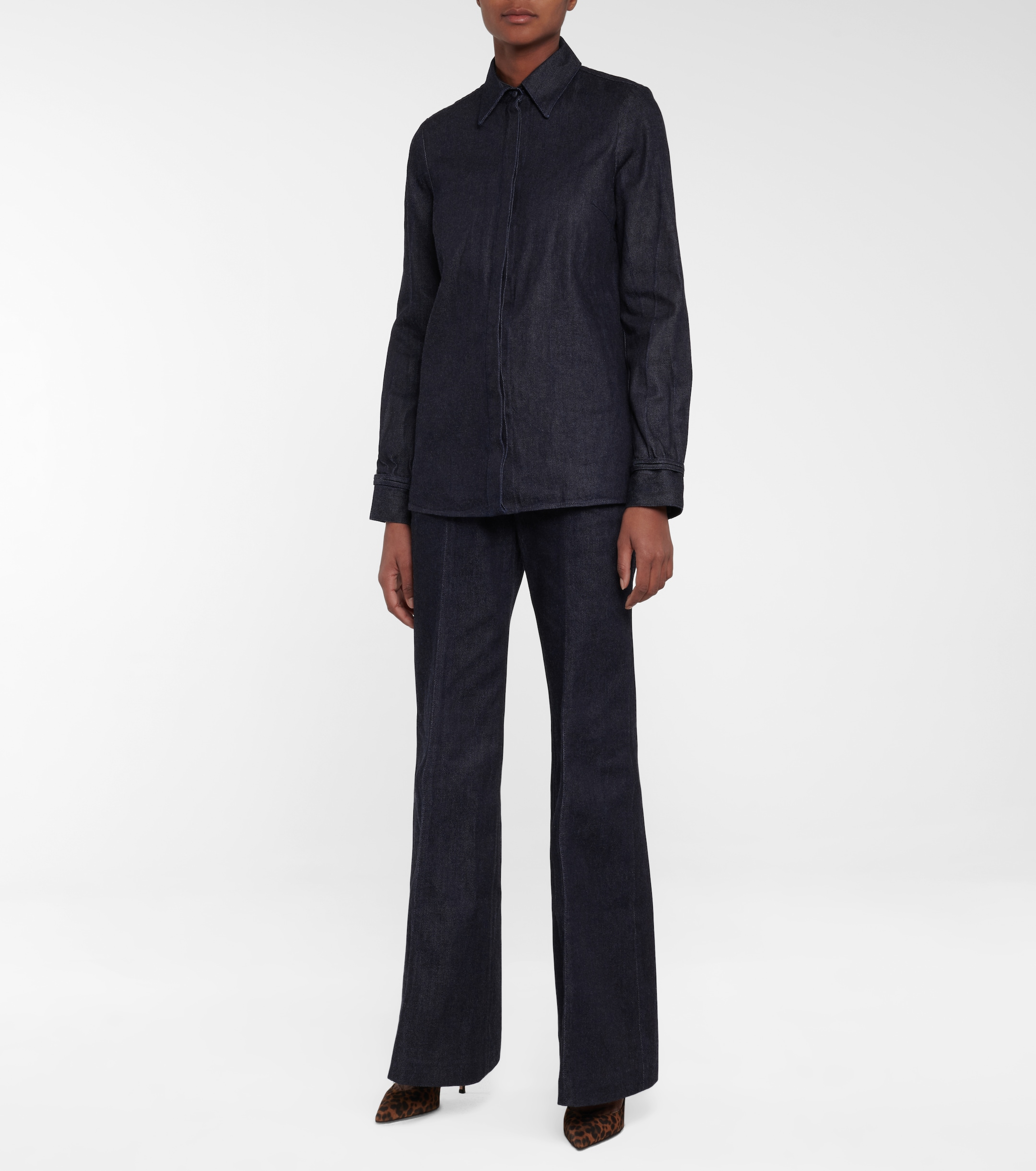 Gabriela Hearst Cruz denim shirt
