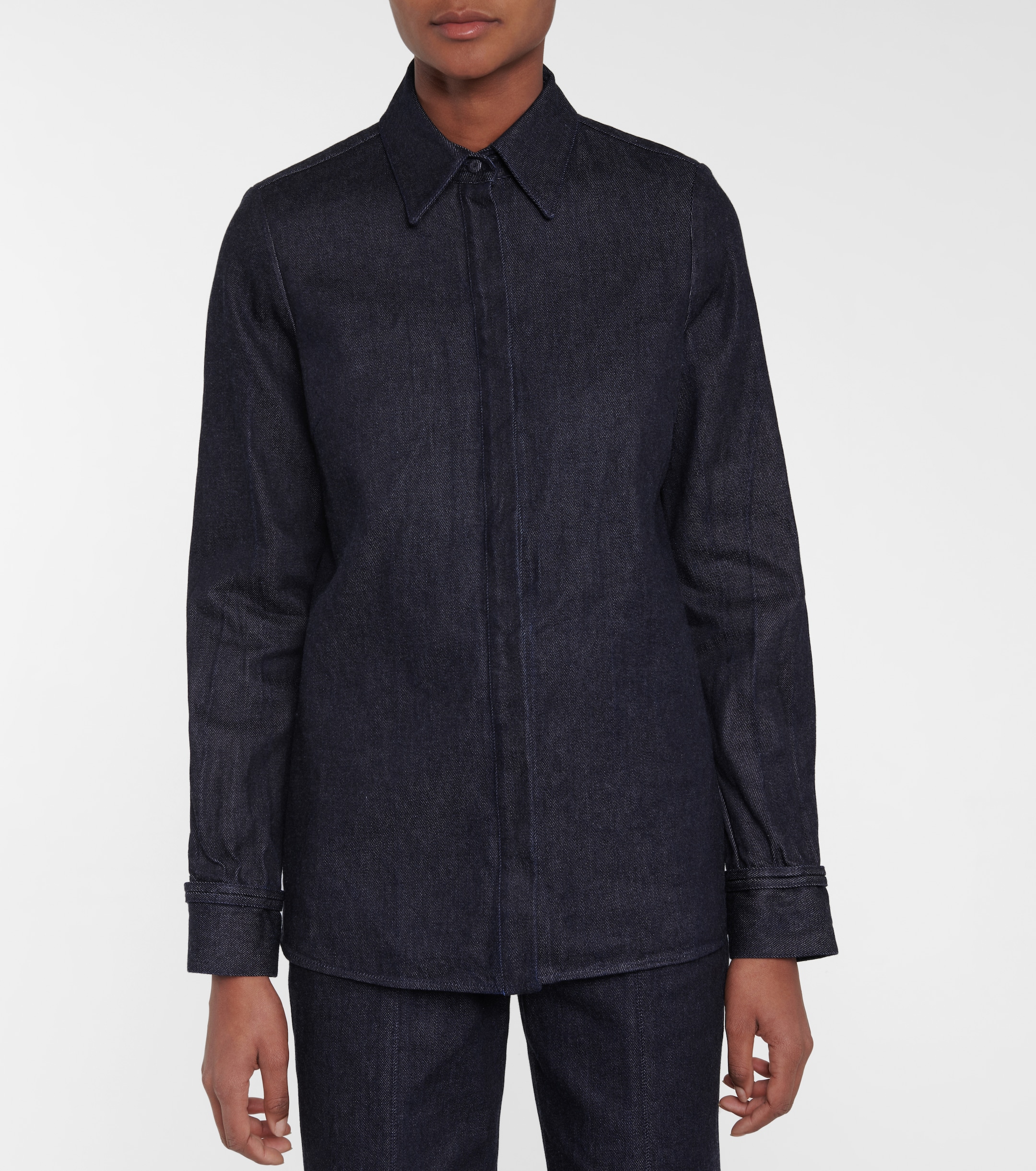 Gabriela Hearst Cruz denim shirt