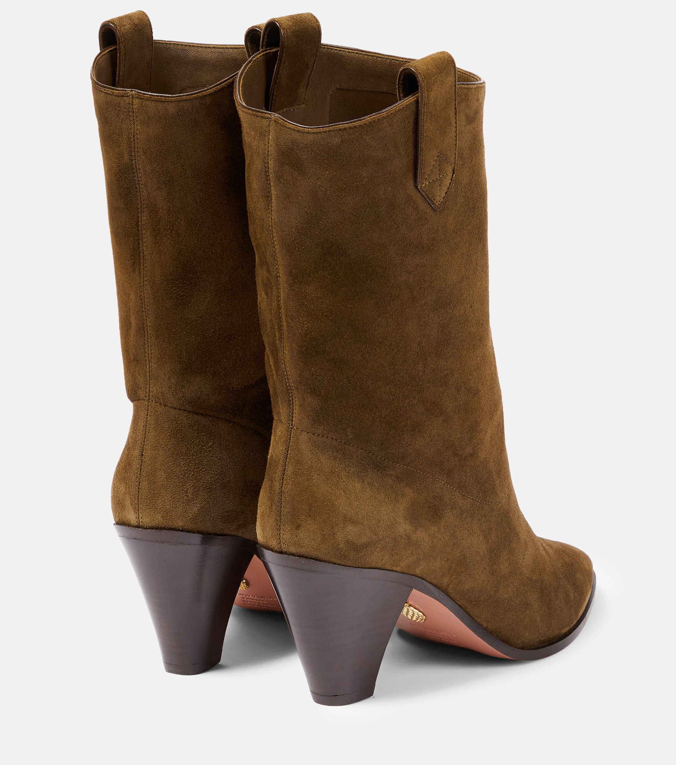 AQUAZZURA Boogie suede cowboy boots