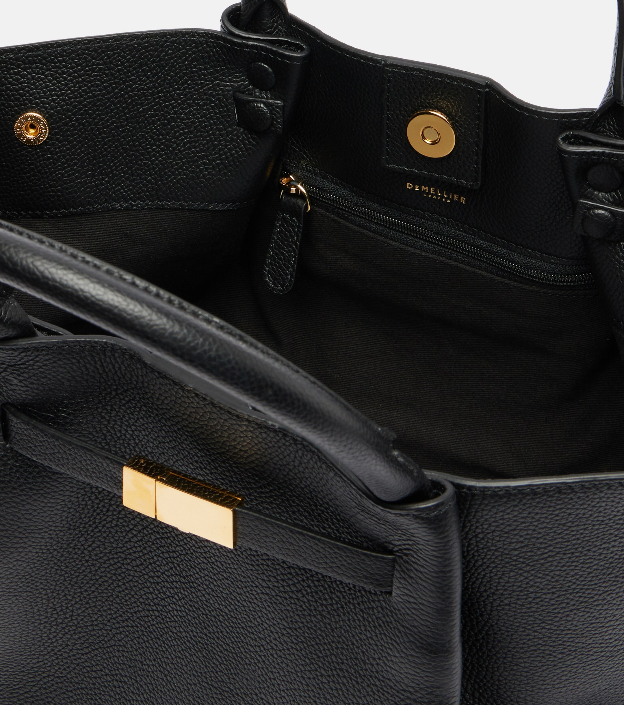 DeMellier New York Midi leather tote bag thumbnail