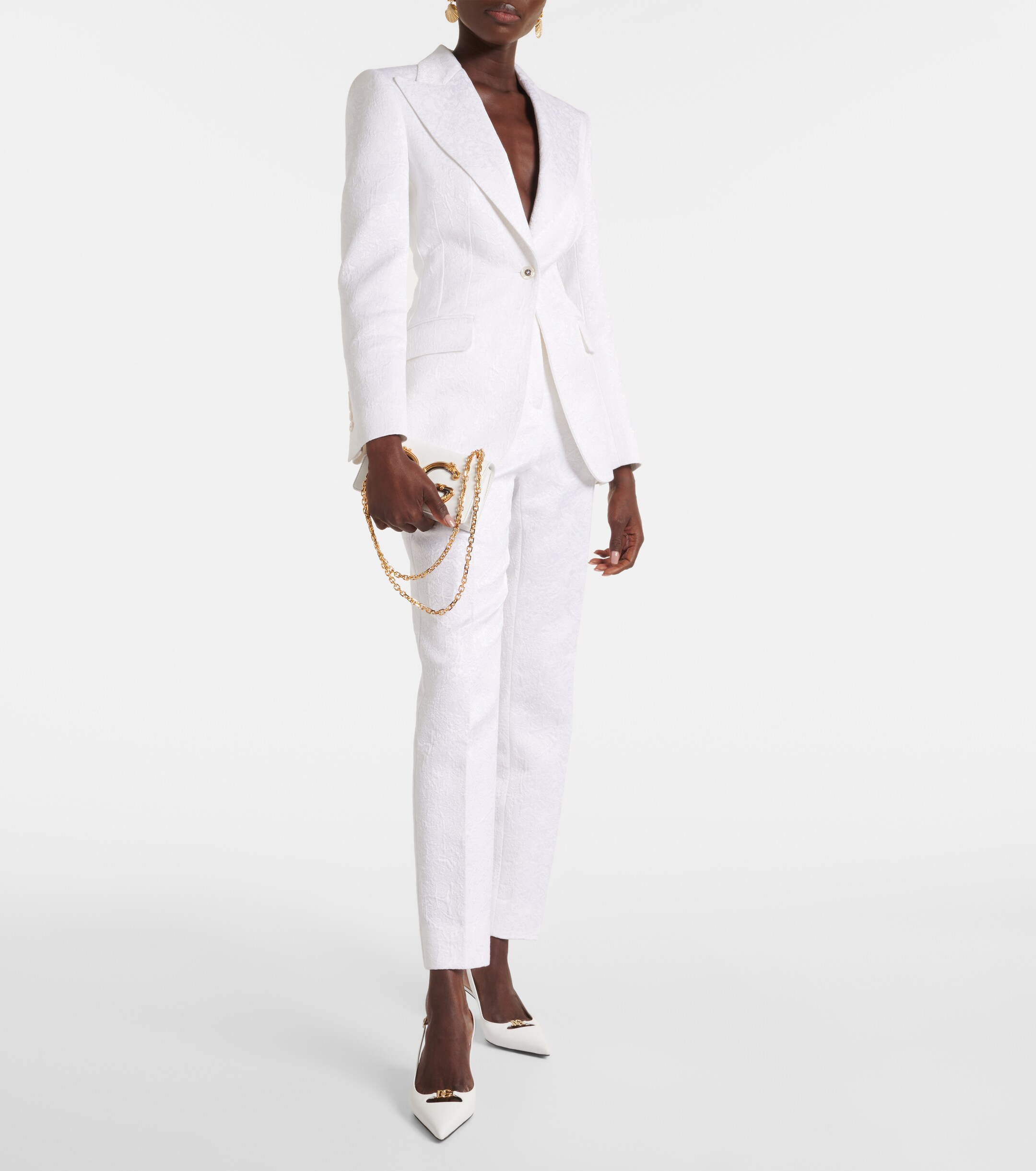 Dolce&Gabbana - Capri Turlington brocade blazer | Plush