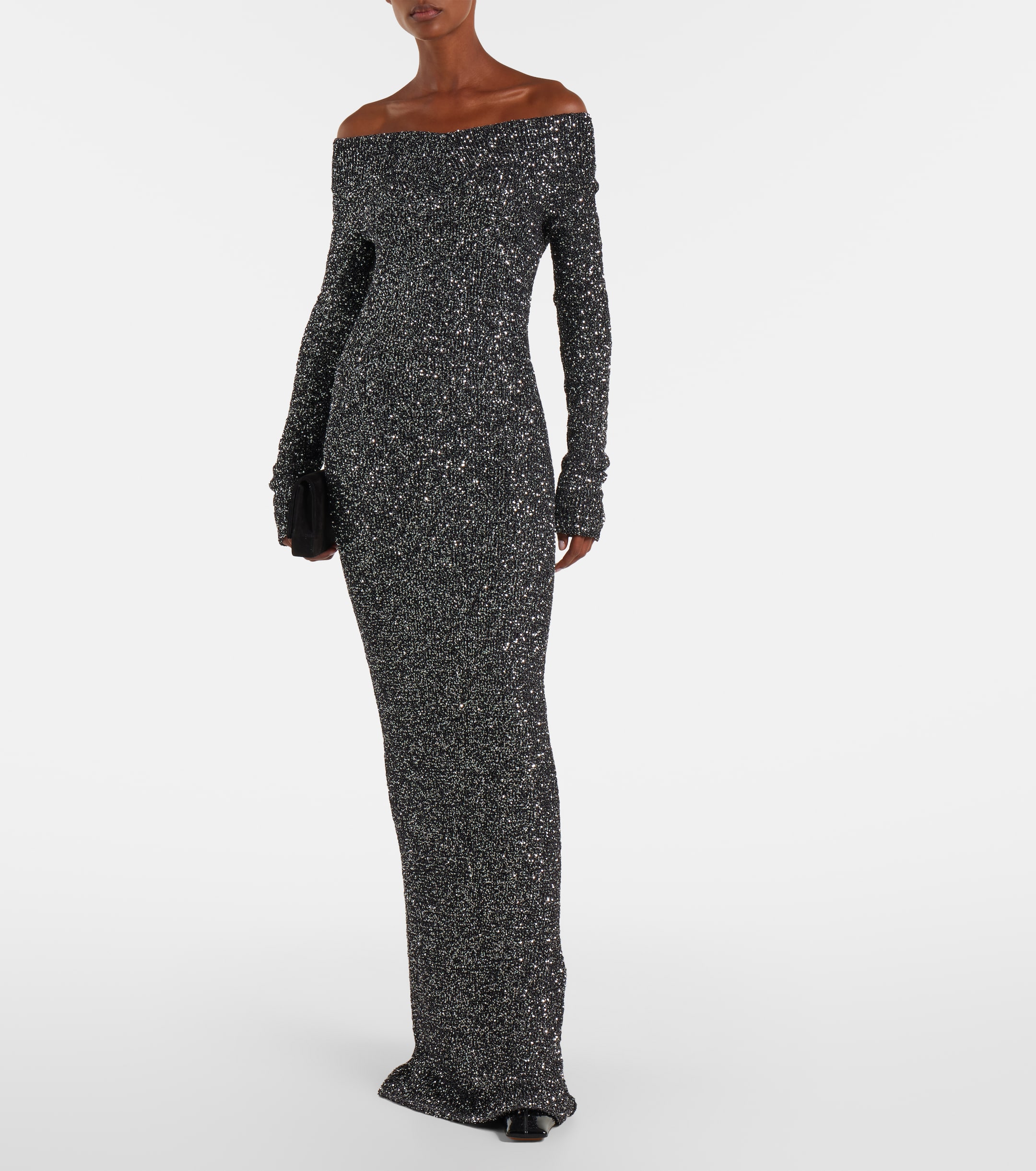 Stella McCartney Knitted sequined gown