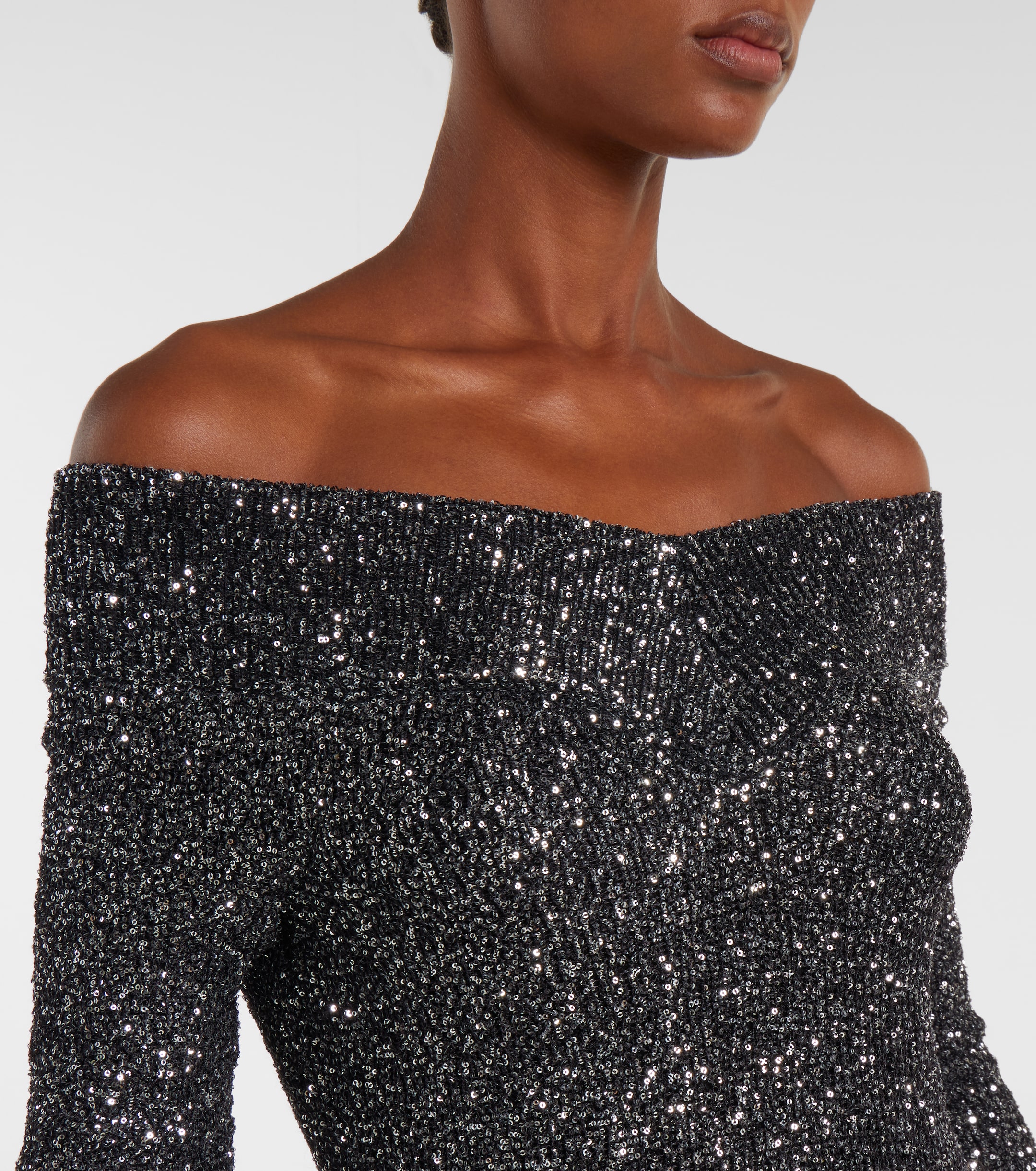 Stella McCartney Knitted sequined gown