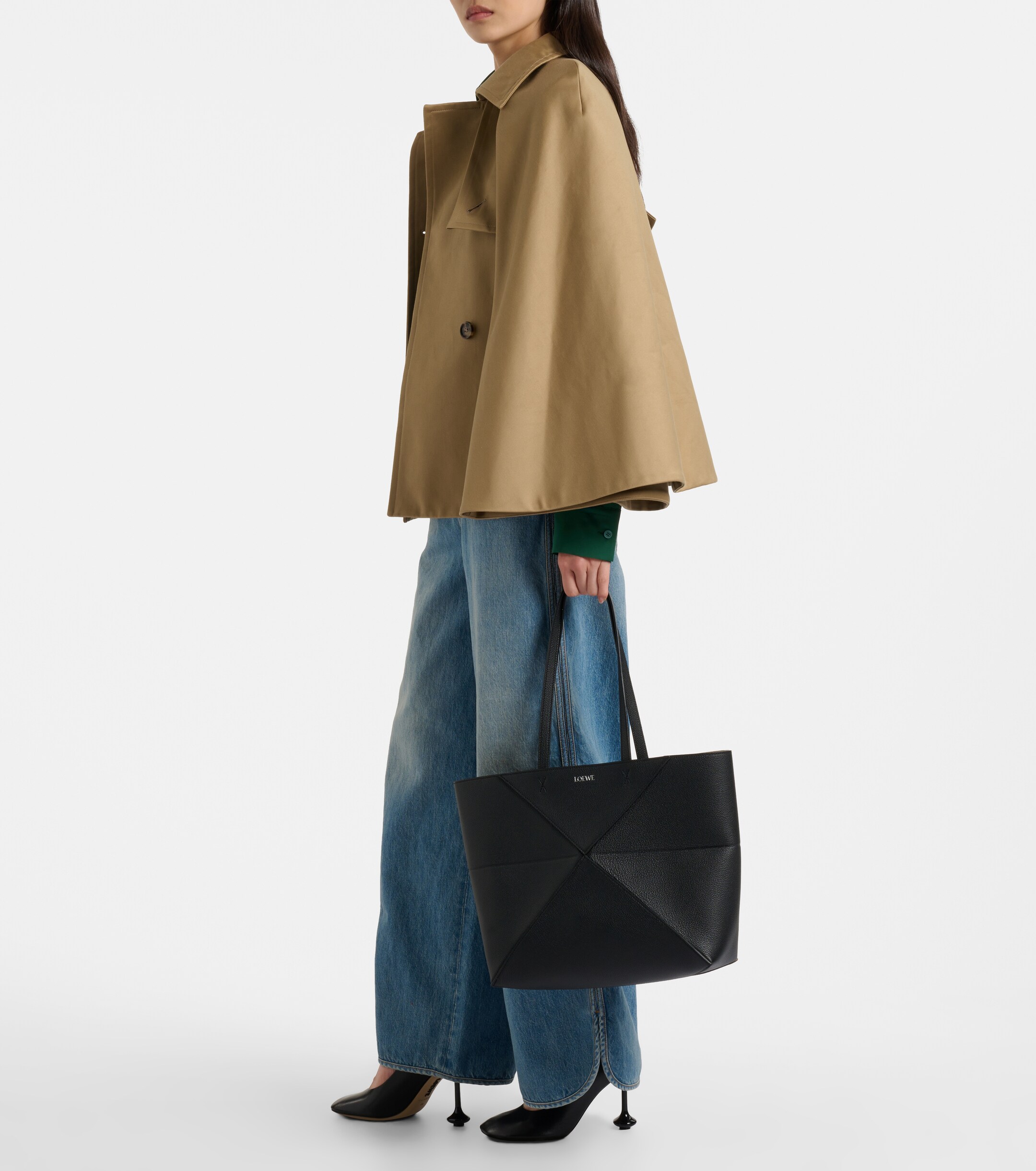 Loewe Puzzle Fold Medium leather tote bag