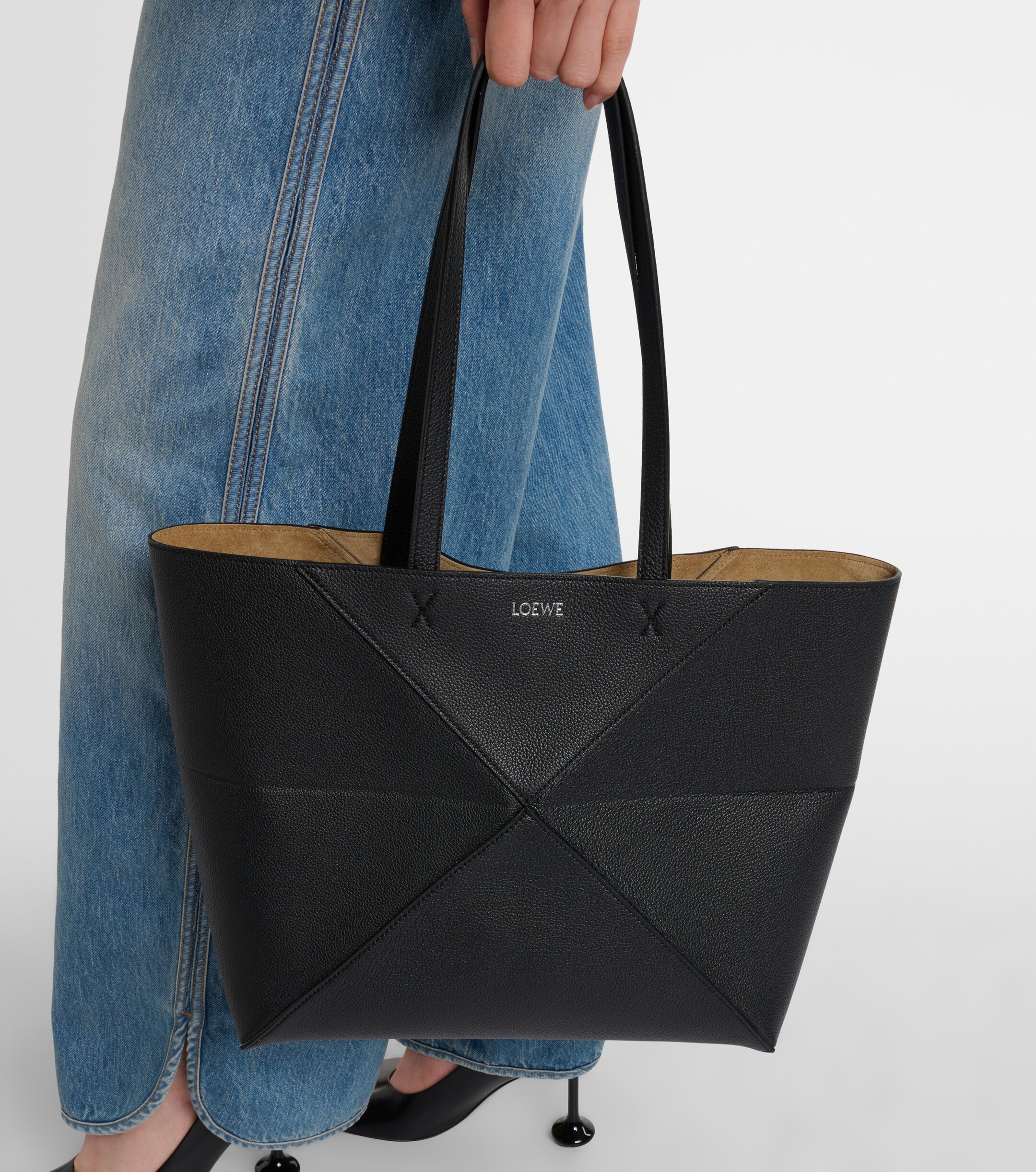 Loewe Puzzle Fold Medium leather tote bag