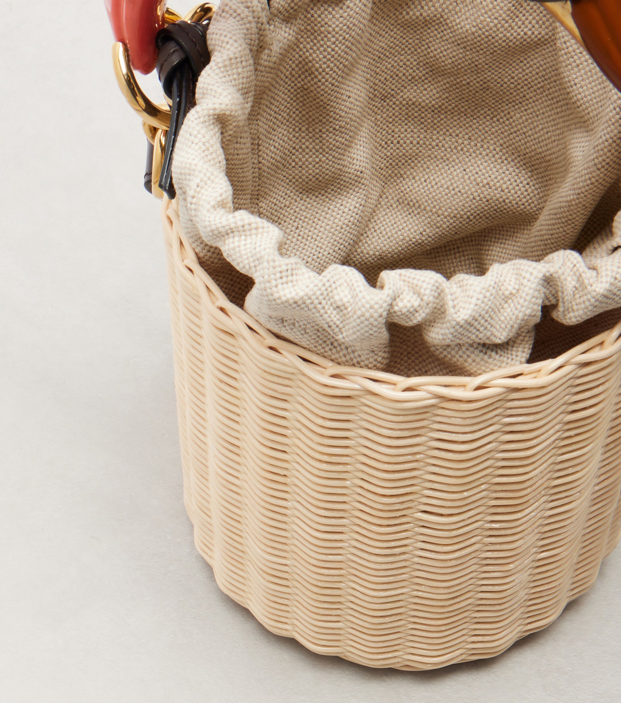Chloé Chloé Tropicus wicker bucket bag
