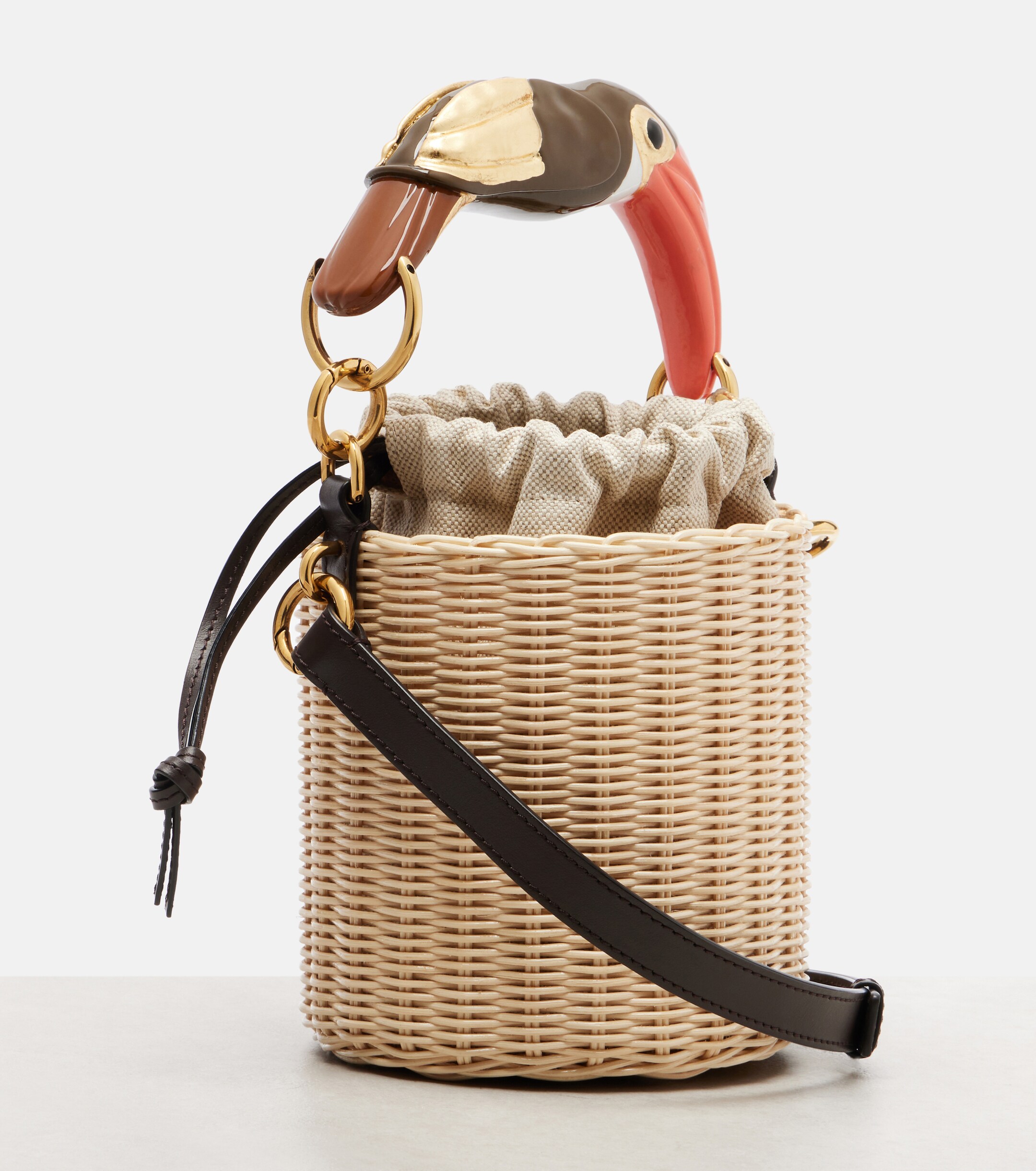 Chloé Chloé Tropicus wicker bucket bag
