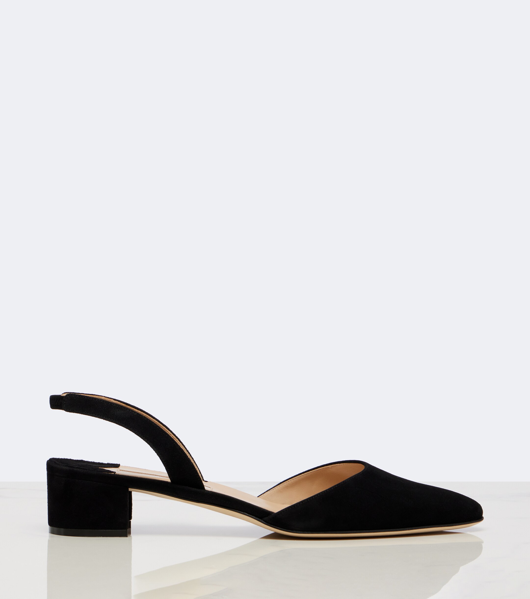 MANOLO BLAHNIK Manolo Blahnik Aspro leather slingback pumps