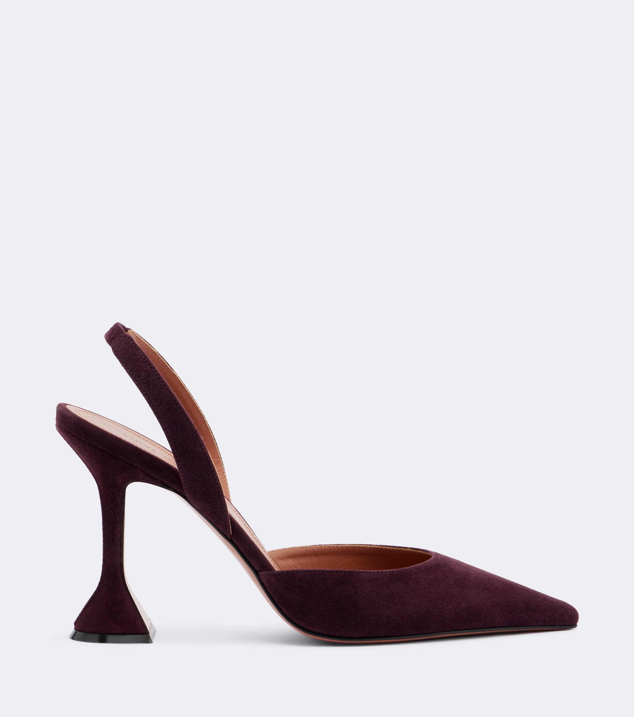 AMINA MUADDI Amina Muaddi Holli suede slingback pumps