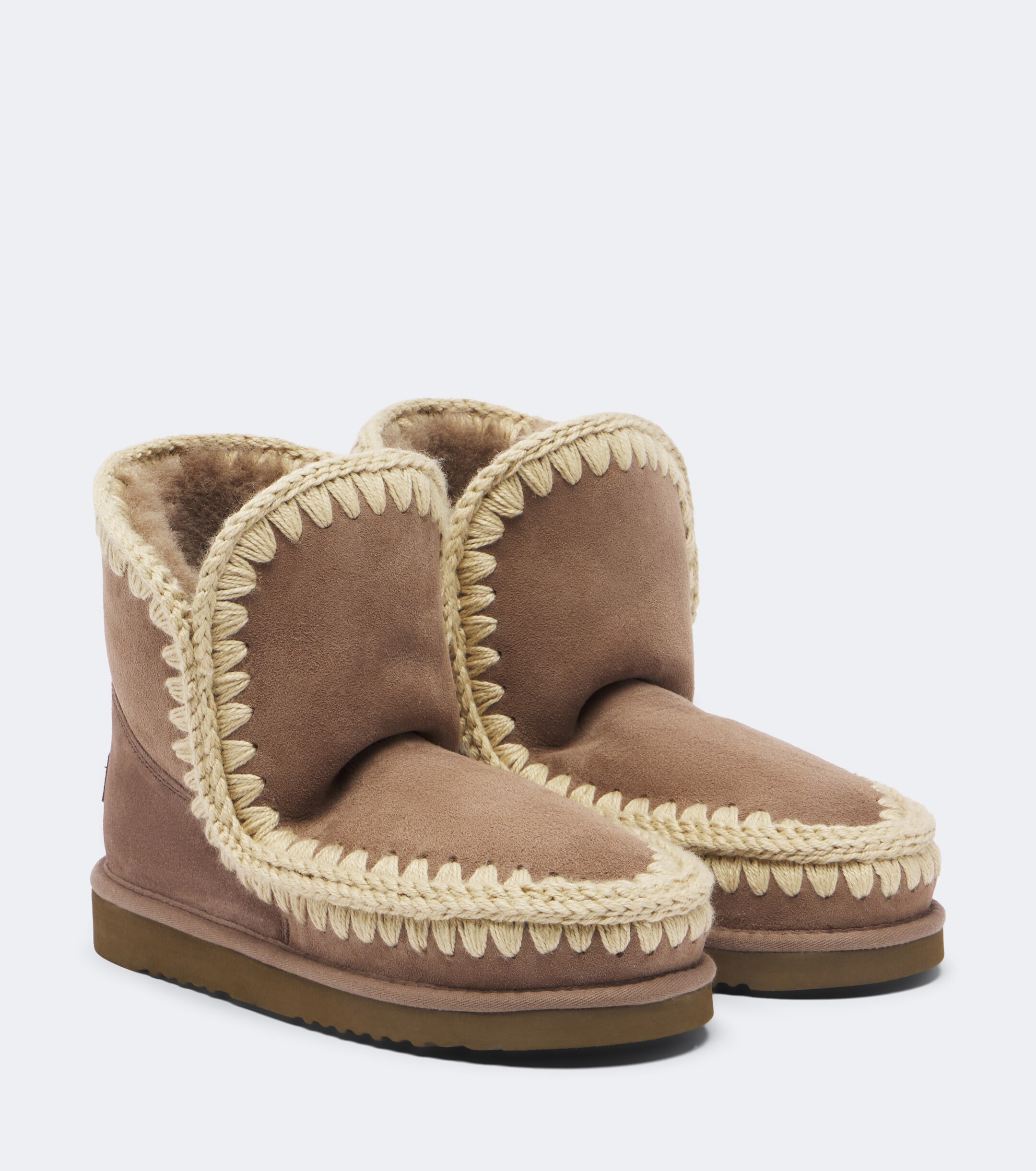 MOU Mou 18 shearling-lined suede ankle boots