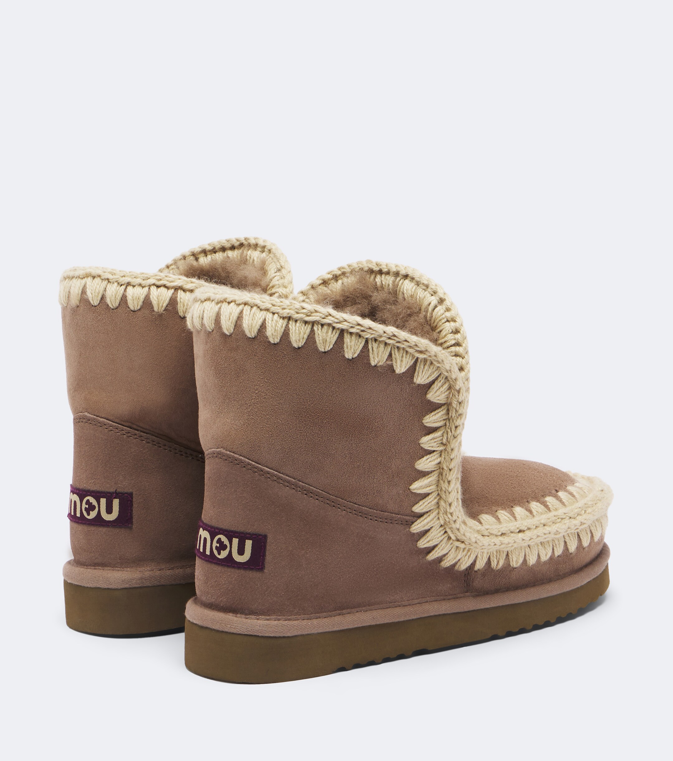MOU Mou 18 shearling-lined suede ankle boots