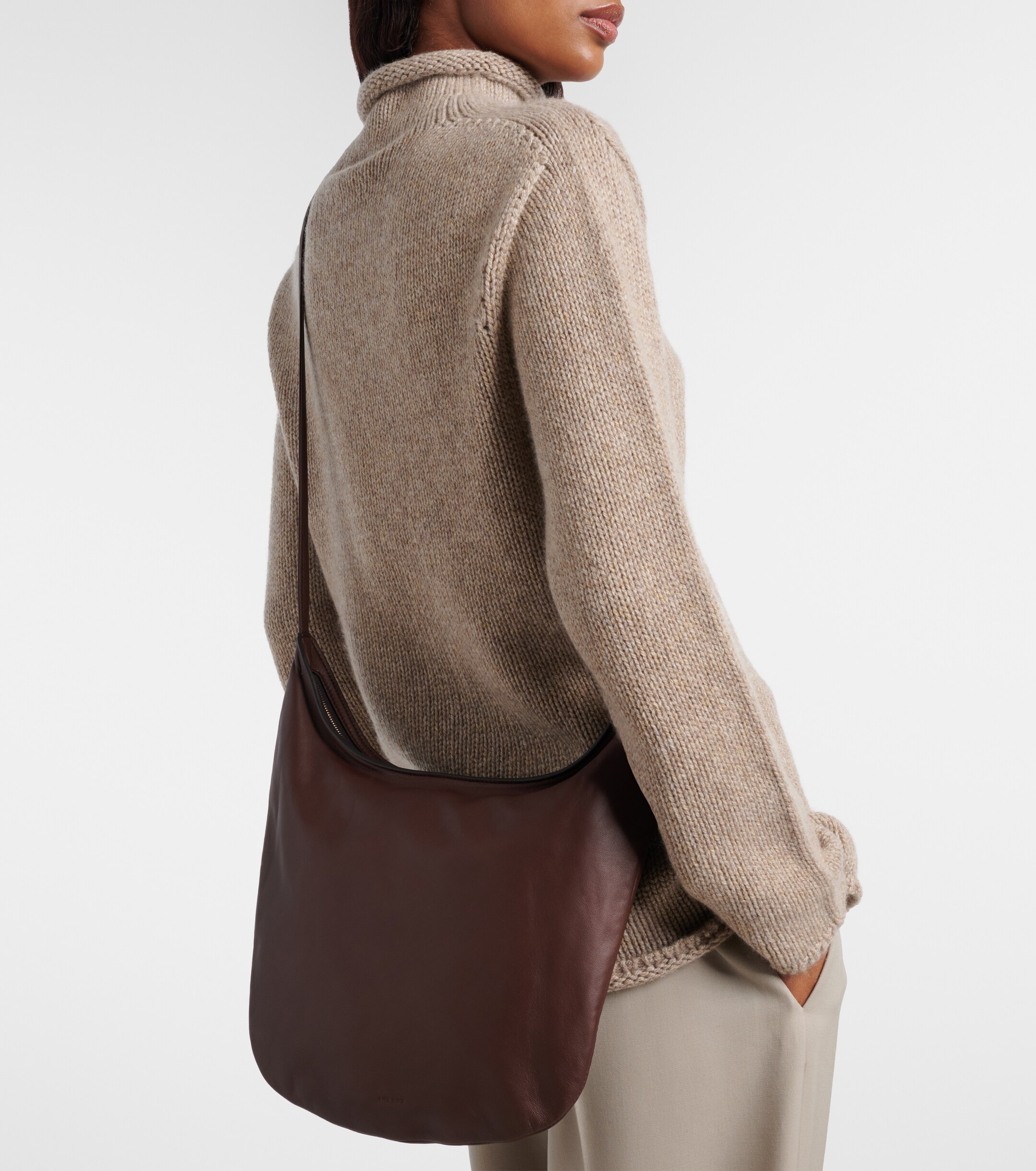 The Row N/S Izzy leather shoulder bag