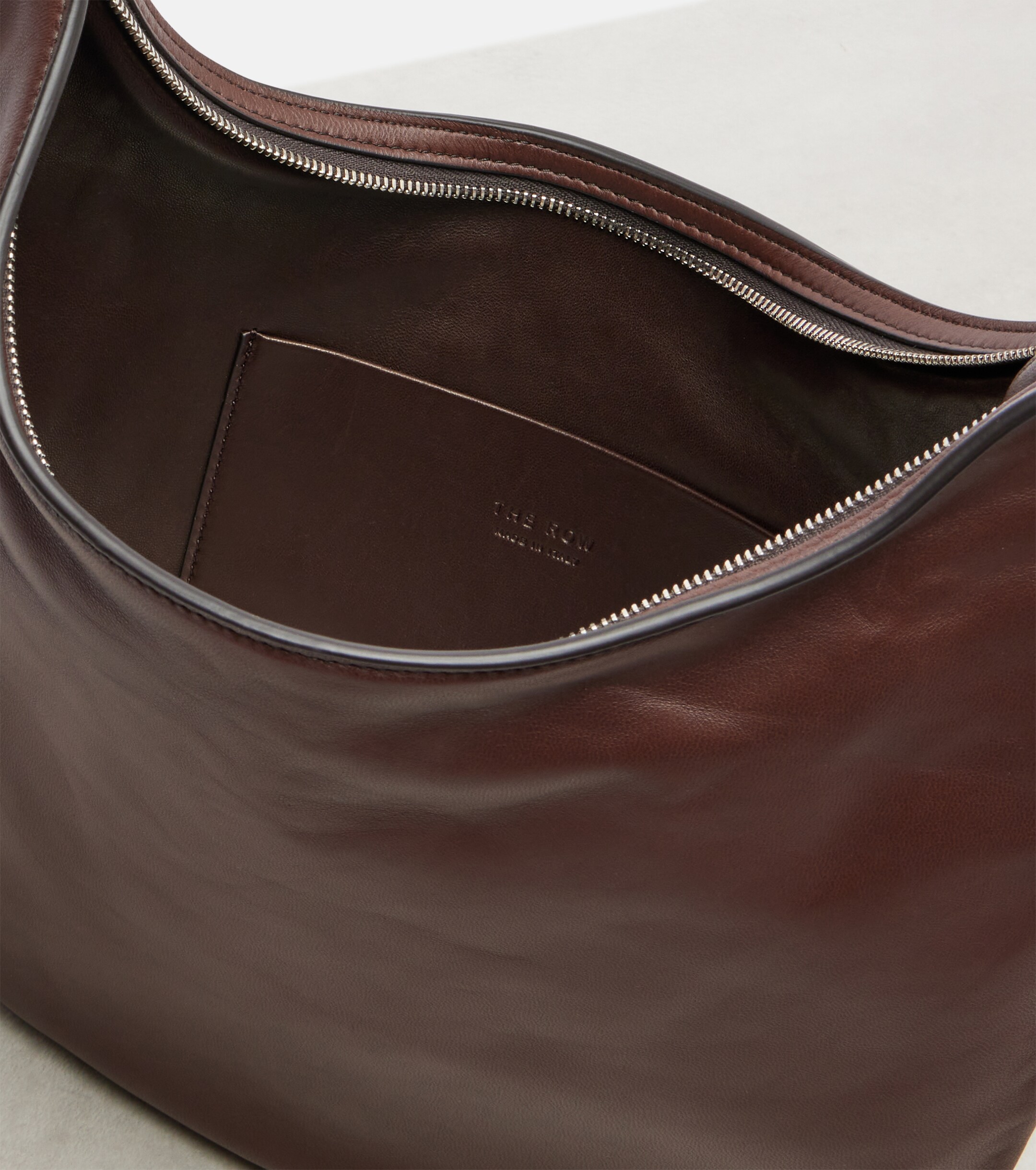 The Row N/S Izzy leather shoulder bag