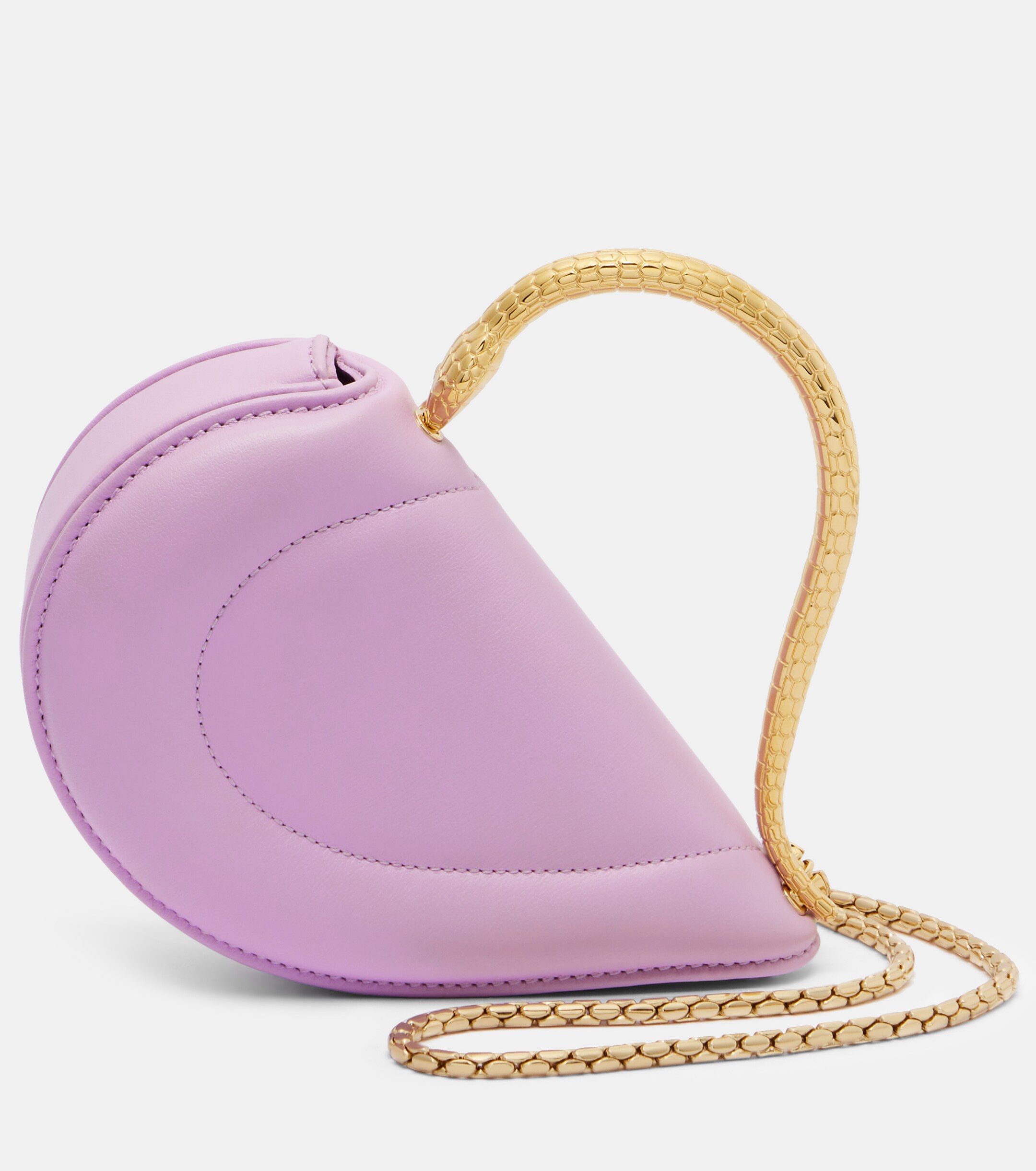 Bvlgari Serpenti Cuoricino leather top-handle bag