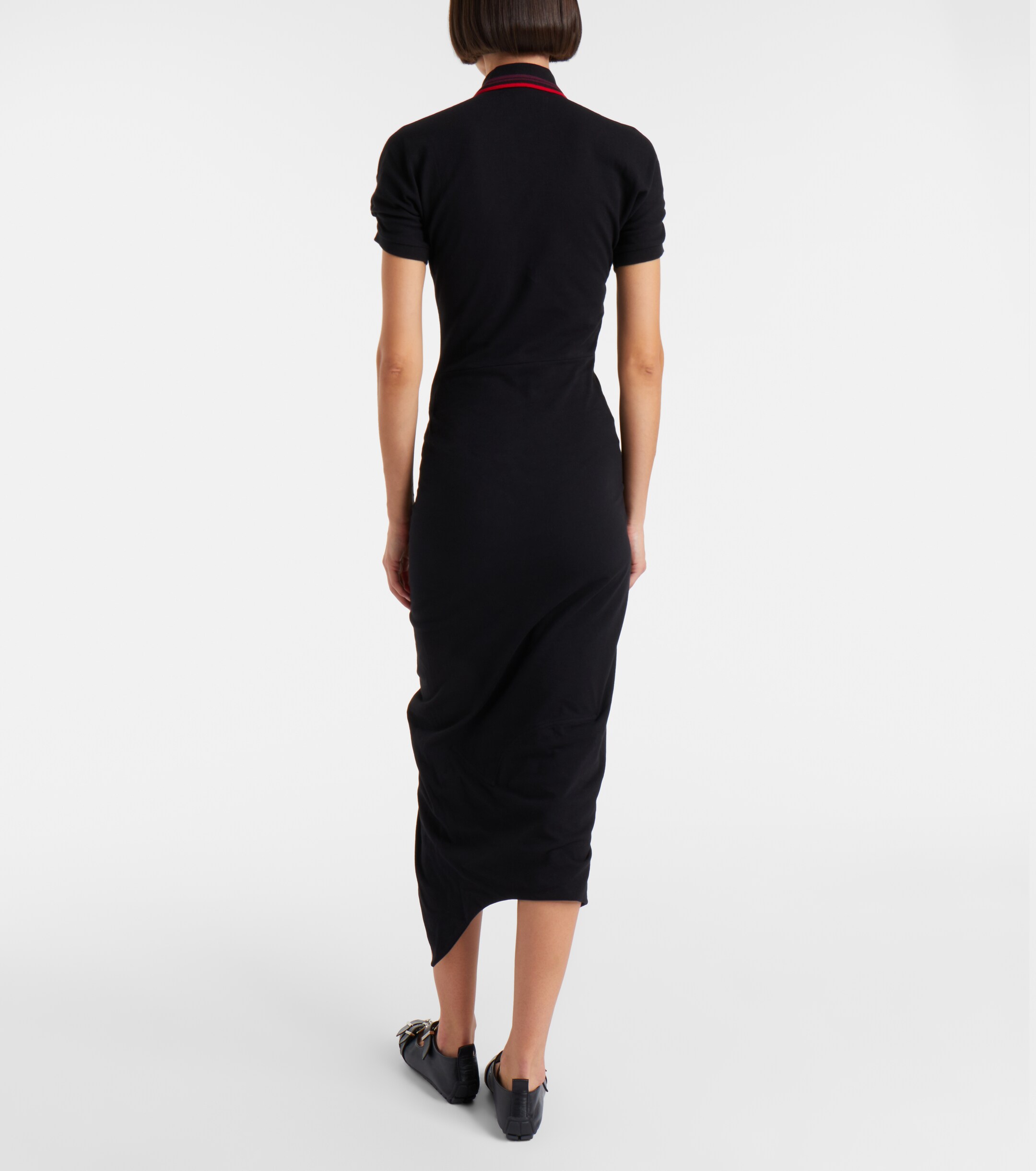 Vivienne Westwood - Pulling ruched cotton midi dress | Plush