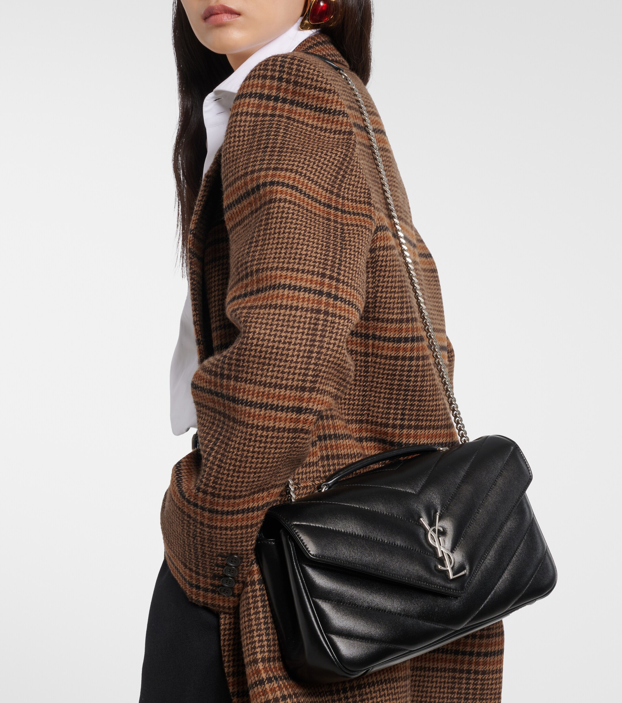 Saint Laurent Loulou Medium leather shoulder bag