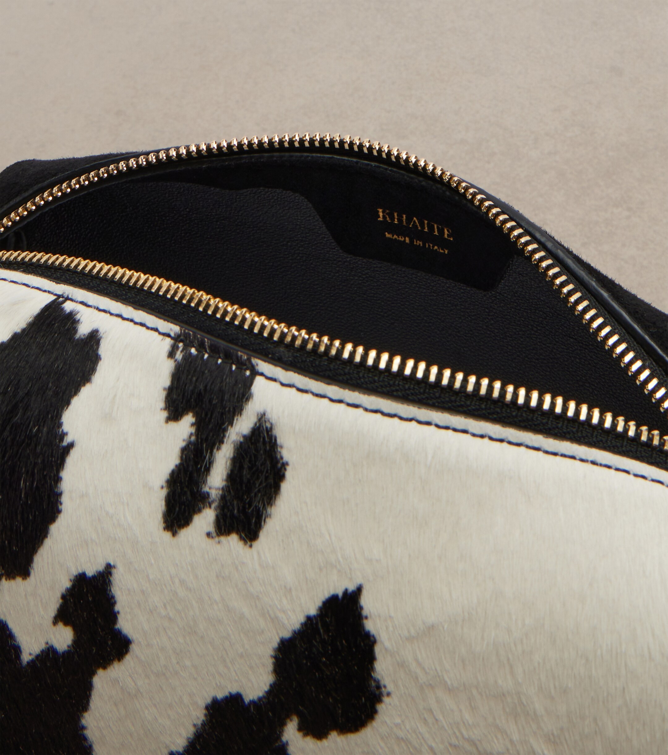 KHAITE Khaite Kye Mini calf hair and suede crossbody bag