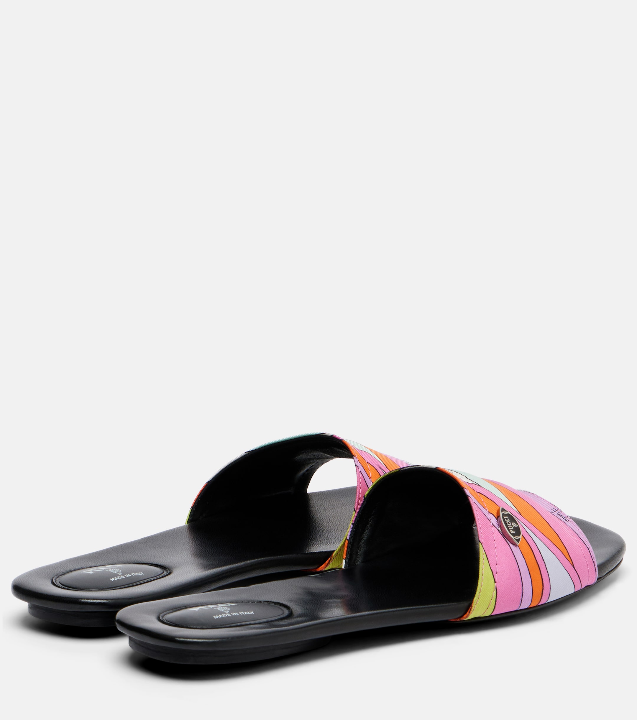 Pucci Pucci Yummy Iride twill slides