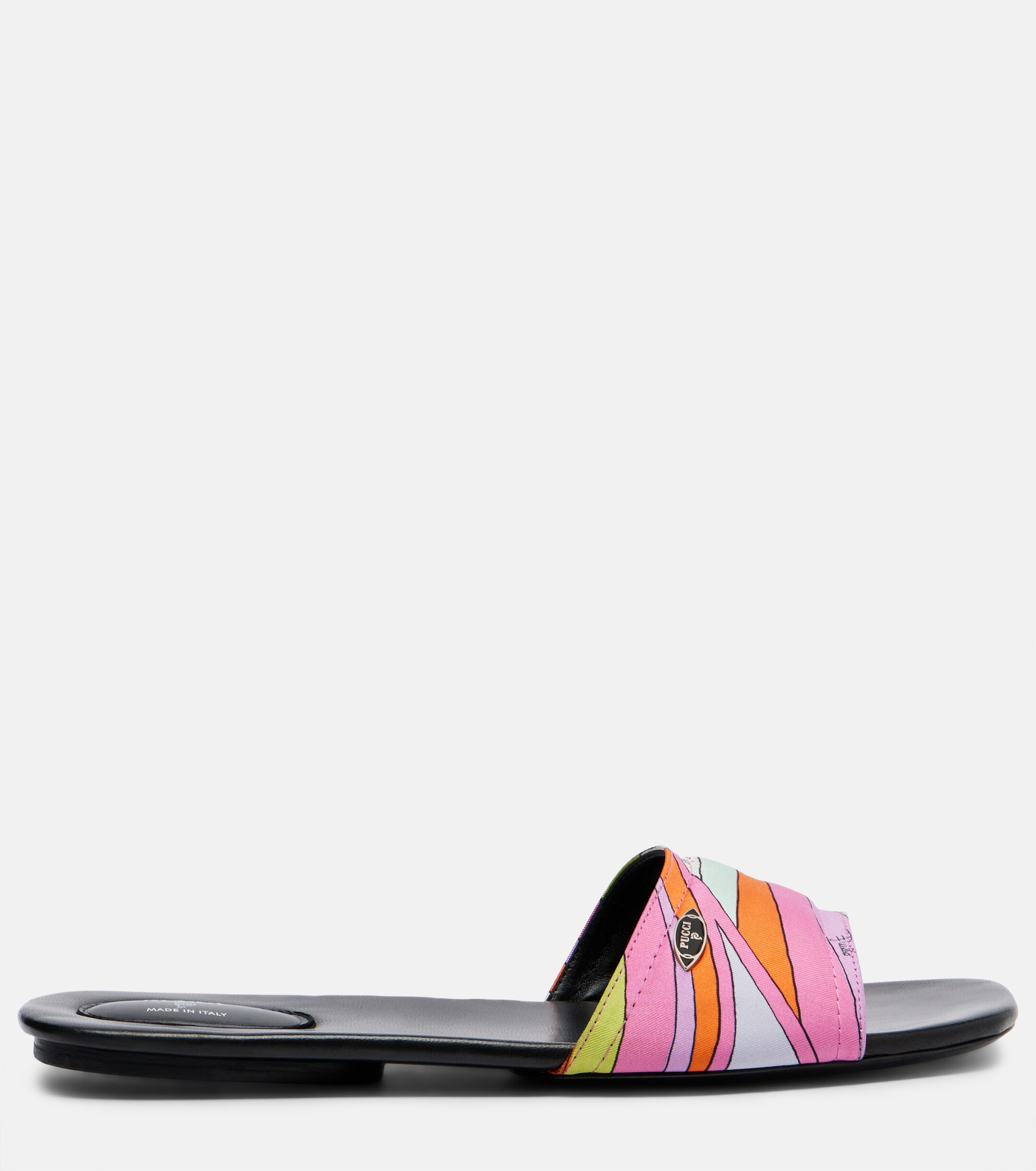 Pucci Pucci Yummy Iride twill slides