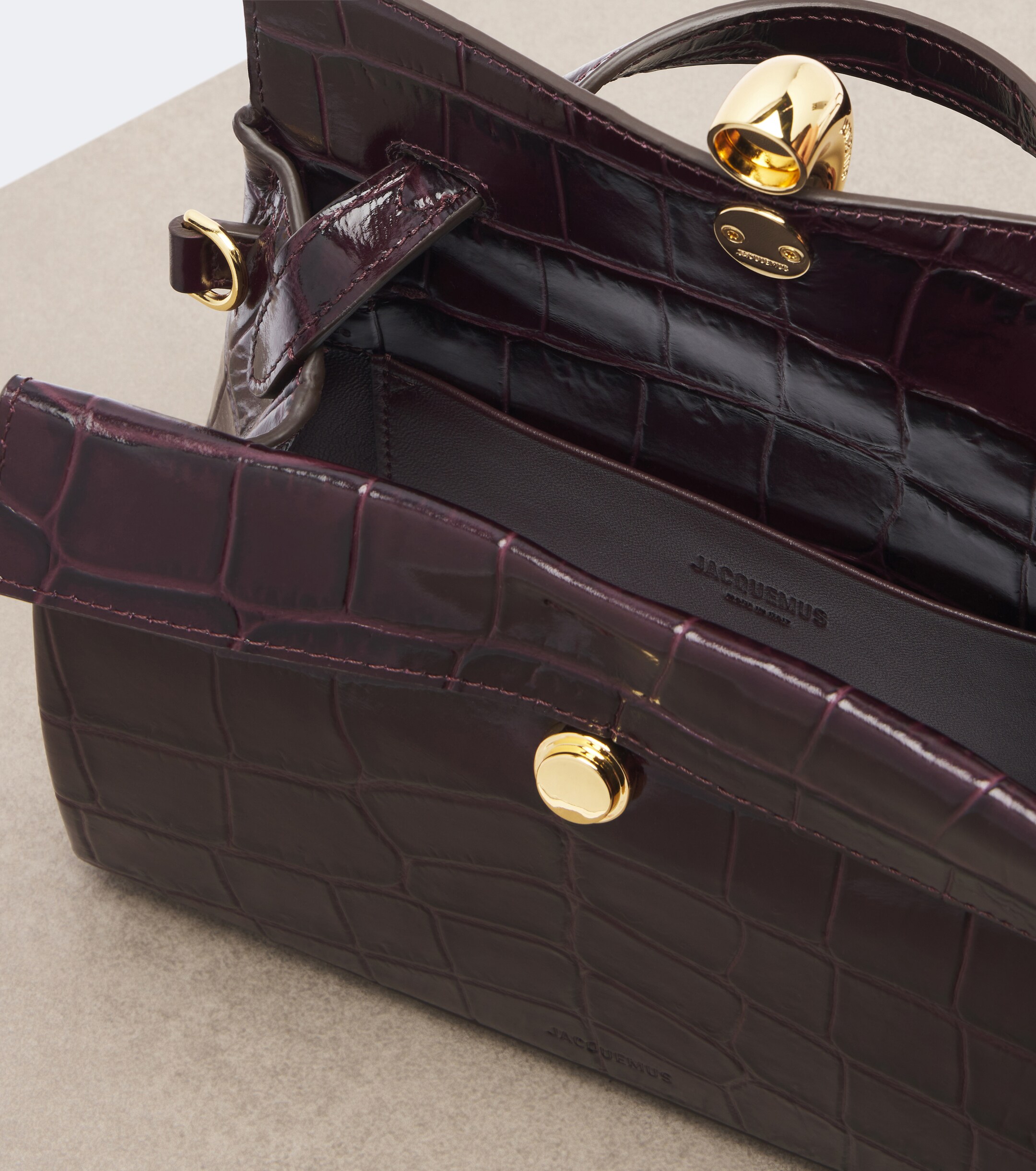 Jacquemus Jacquemus Valérie Small leather top-handle bag