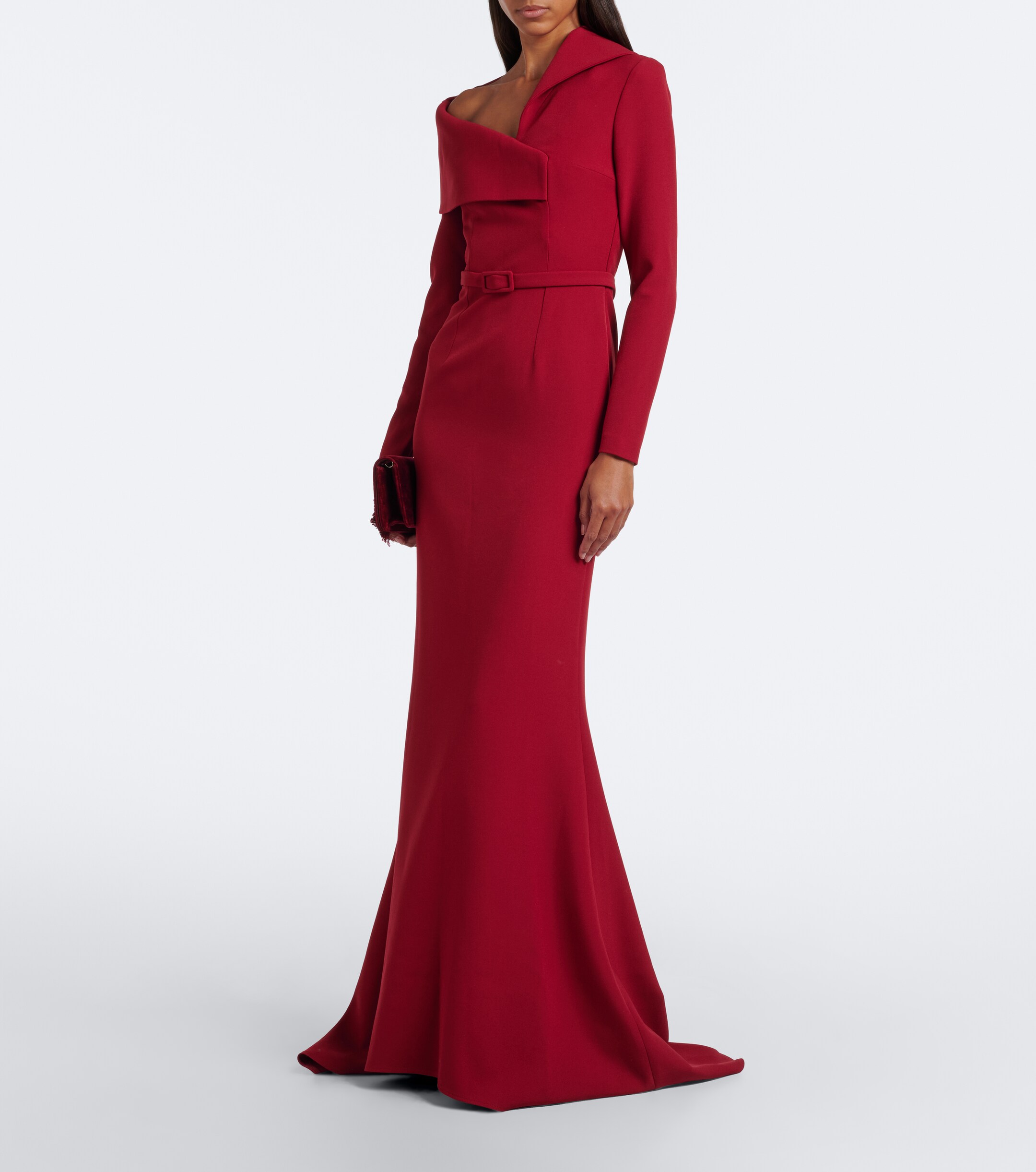 Safiyaa Safiyaa Belted gown