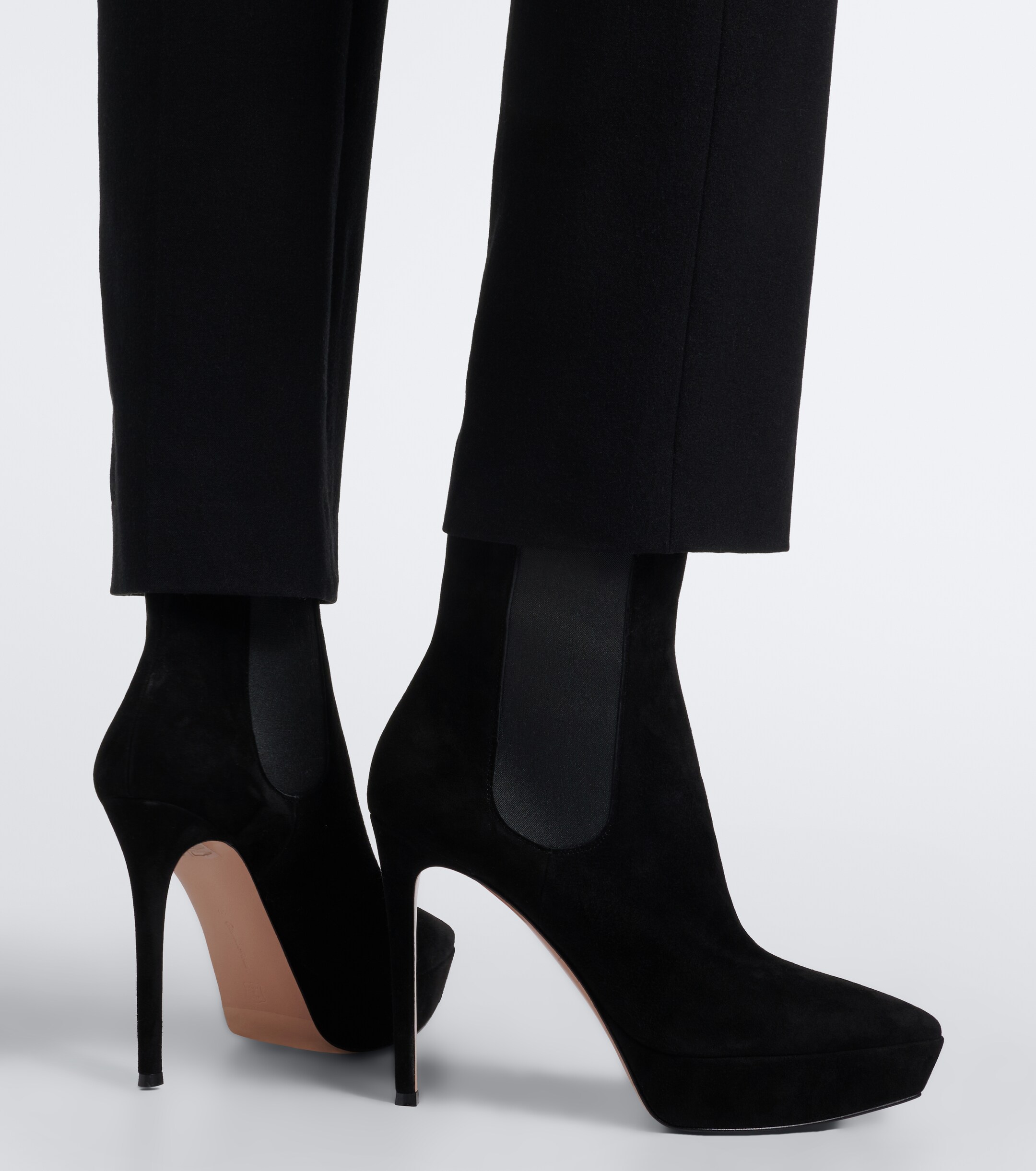 GIANVITO ROSSI Gianvito Rossi Suede platform ankle boots