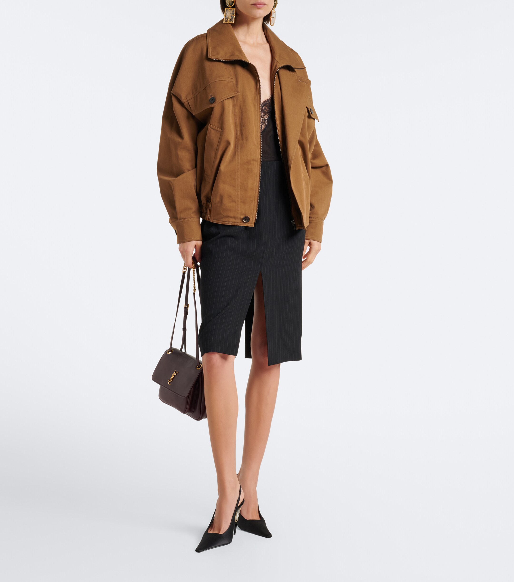 Saint Laurent Saint Laurent Niki Cassandre leather shoulder bag