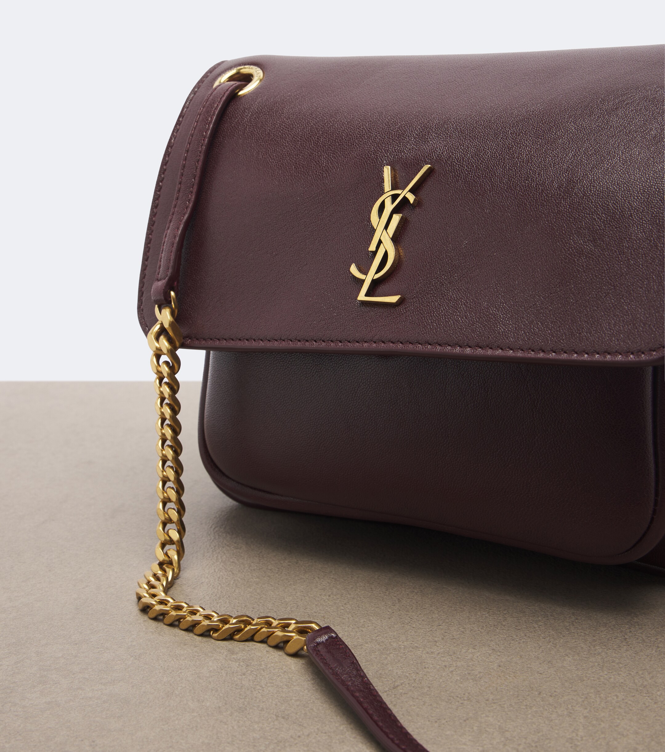 Saint Laurent Saint Laurent Niki Cassandre leather shoulder bag