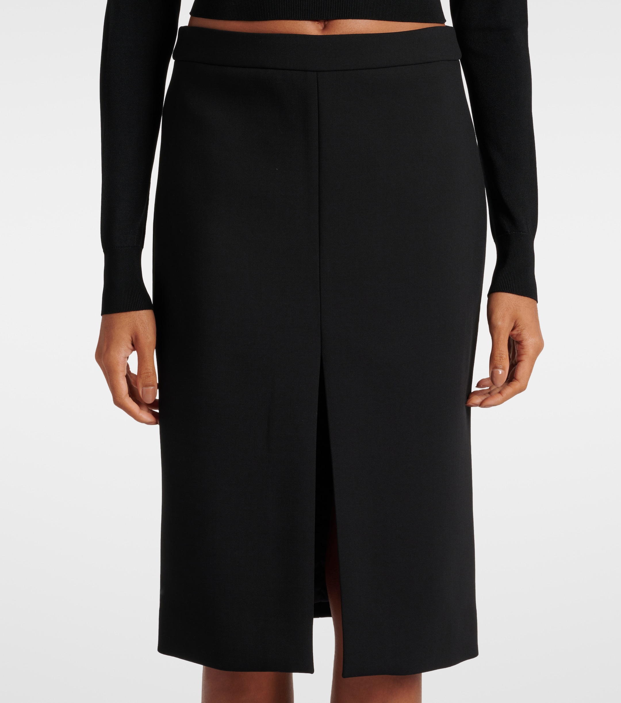 Dolce&Gabbana Wool-blend pencil skirt
